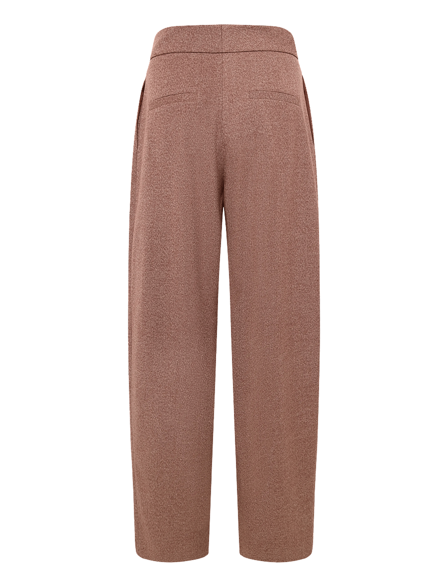 HUGO - Holitta - barrel trousers - brown overflow - 2