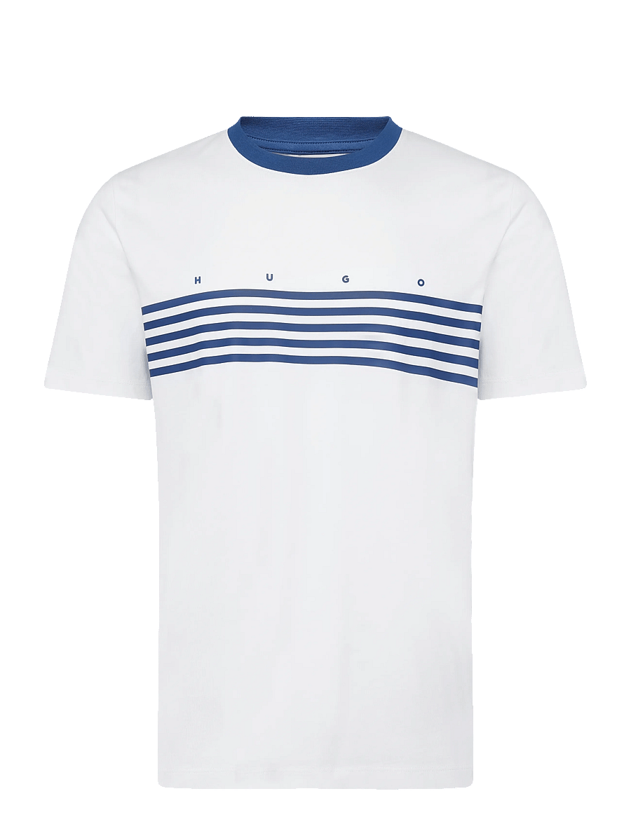 HUGO - Dempsy - kurzärmelige t-shirts - white - 0
