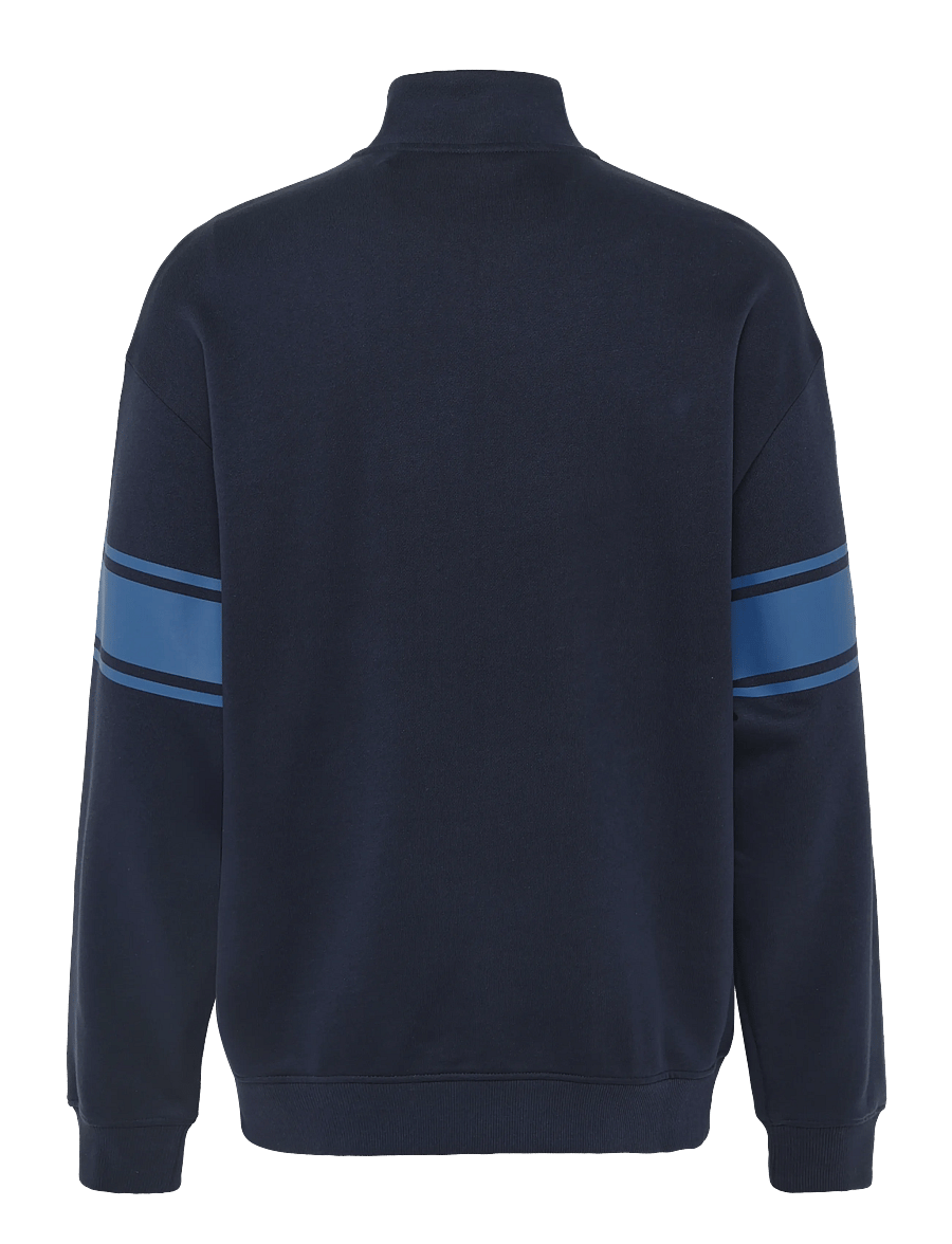 HUGO - Demsizip - pullover mit halbem reißverschluss - dark blue - 1