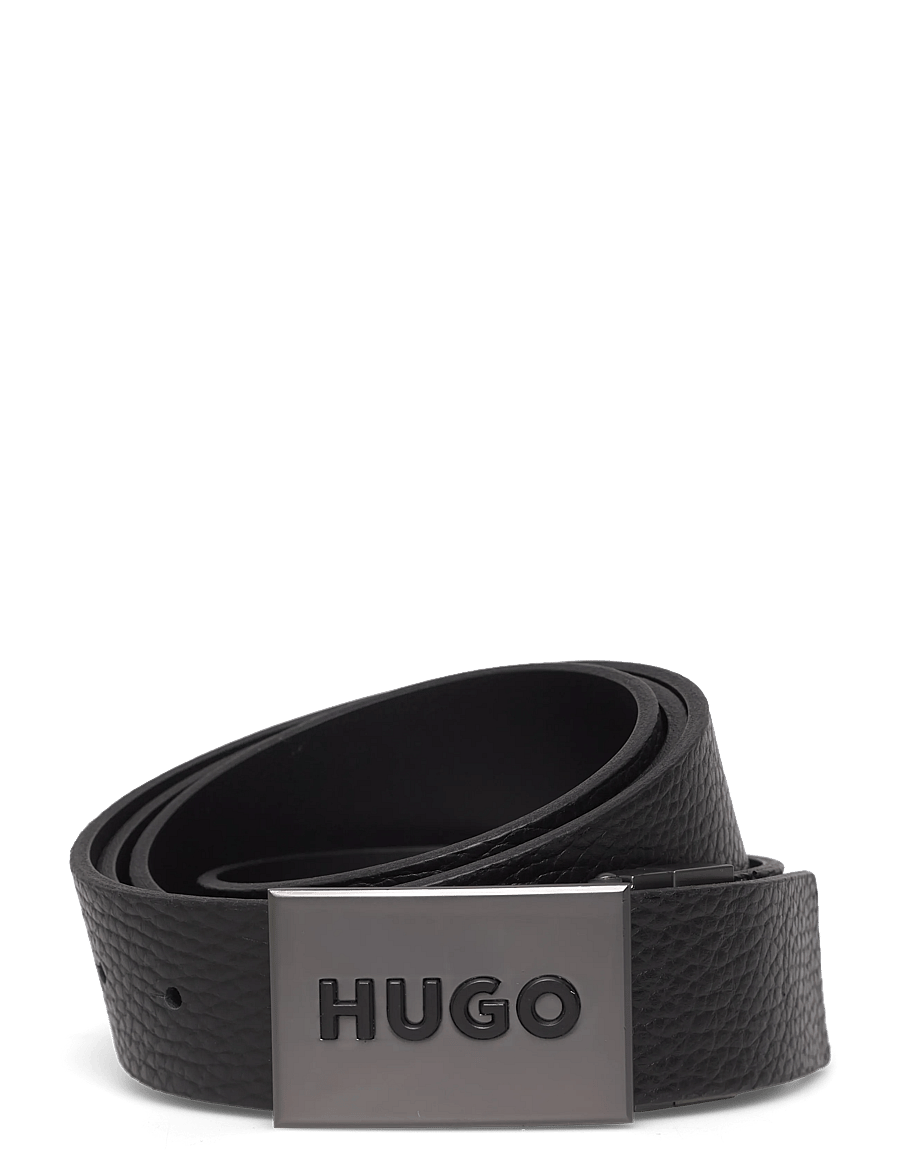 HUGO - Gussy_Plaque_Sr35 - klassische gürtel - black - 1