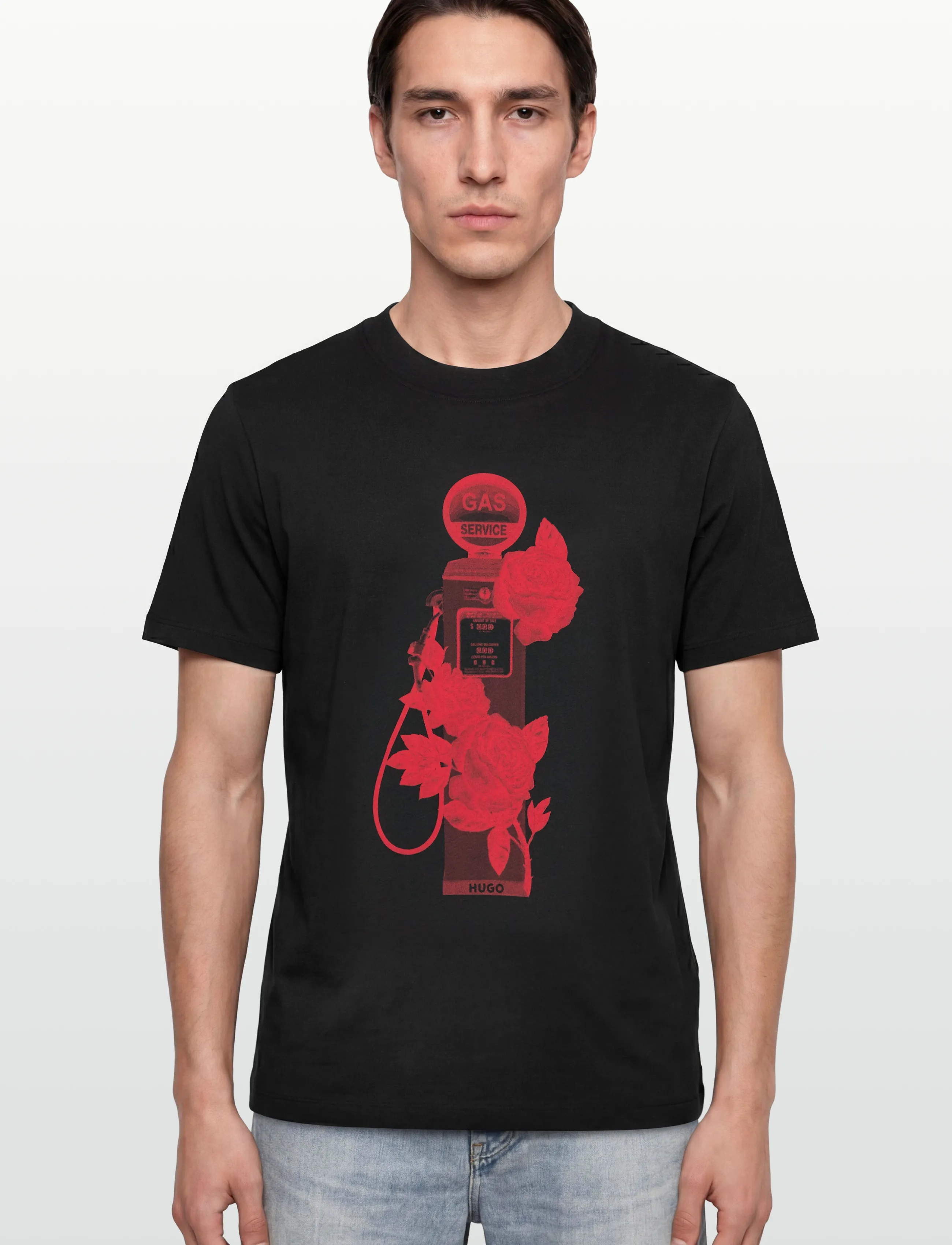 HUGO - Dikerd - kurzärmelige - black - 4