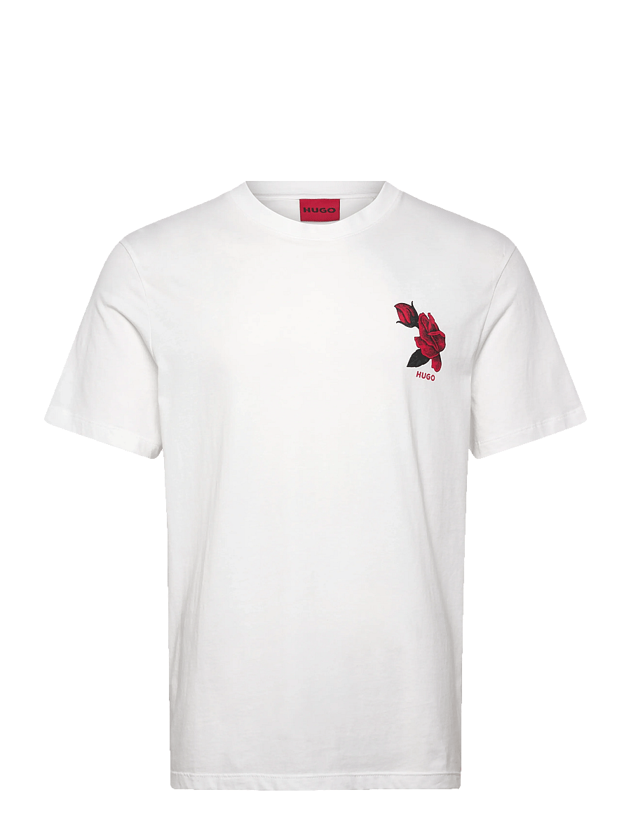 HUGO - Dikerd - kortärmade t-shirts - natural - 1