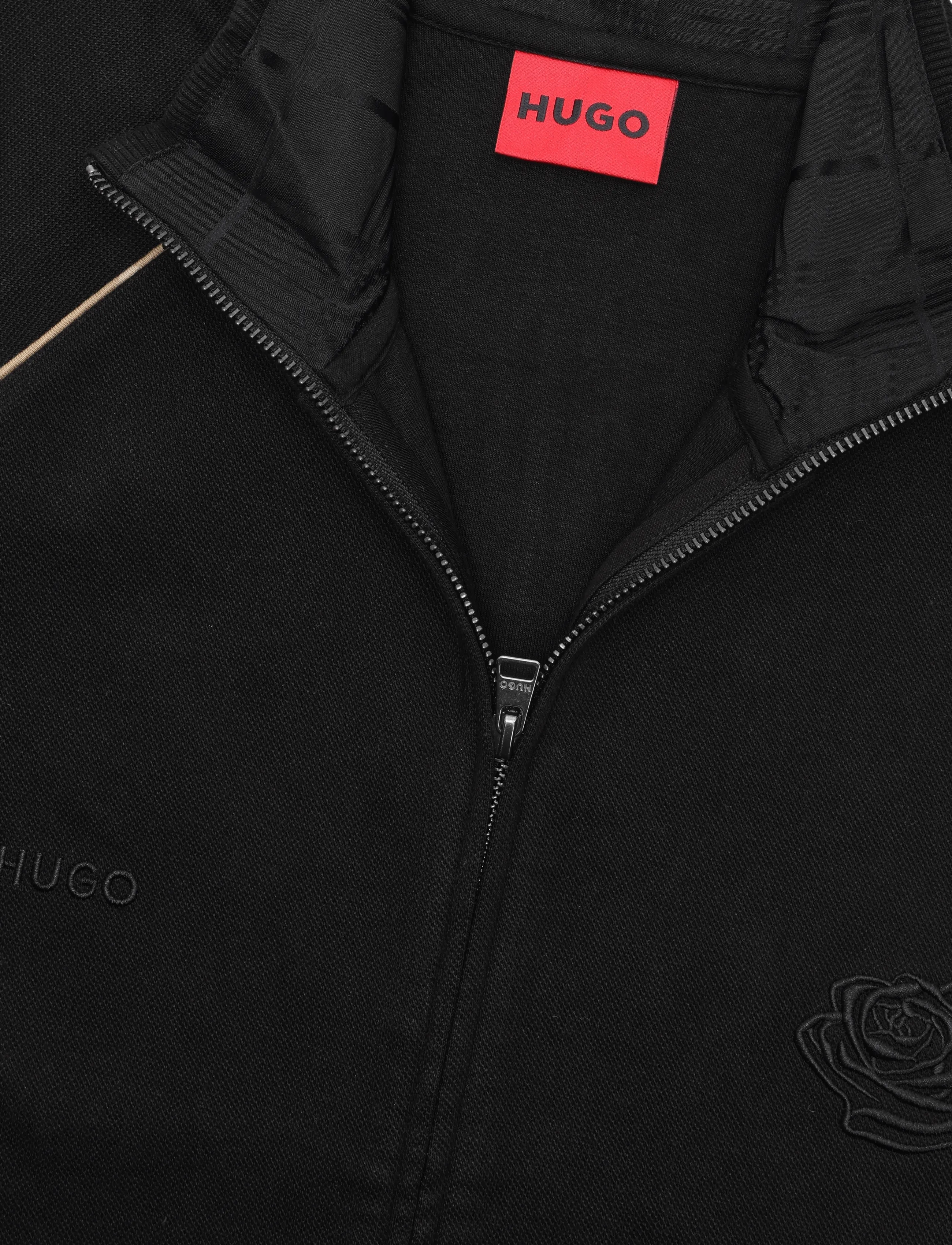 HUGO - Dislan - full zip tröjor - black - 2
