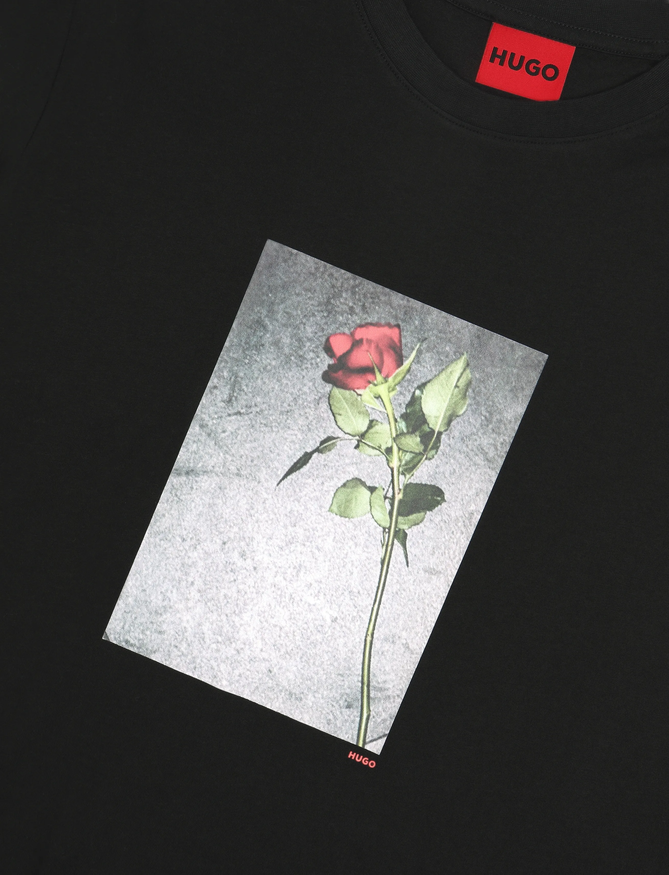 HUGO - Durose - kurzärmelige t-shirts - black - 2