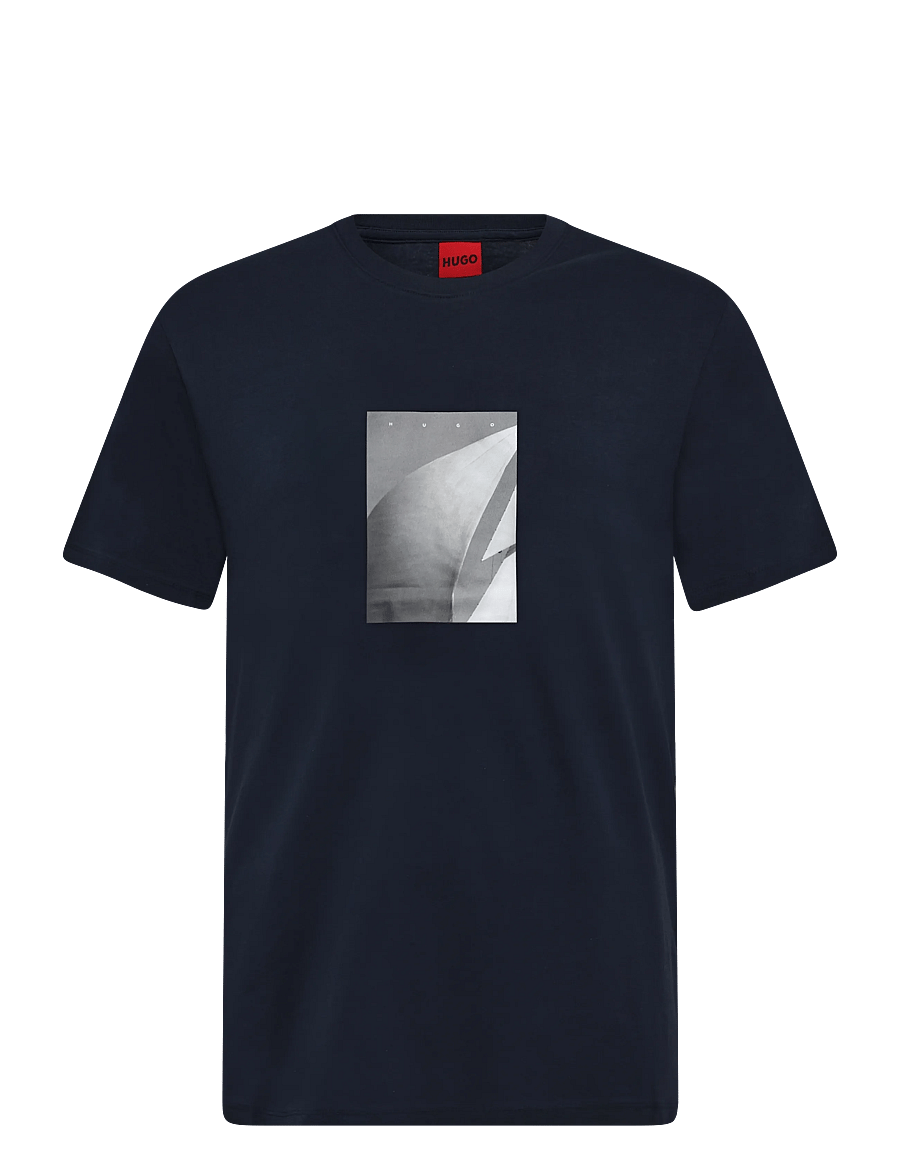 HUGO - Durose - kortärmade t-shirts - dark blue - 0