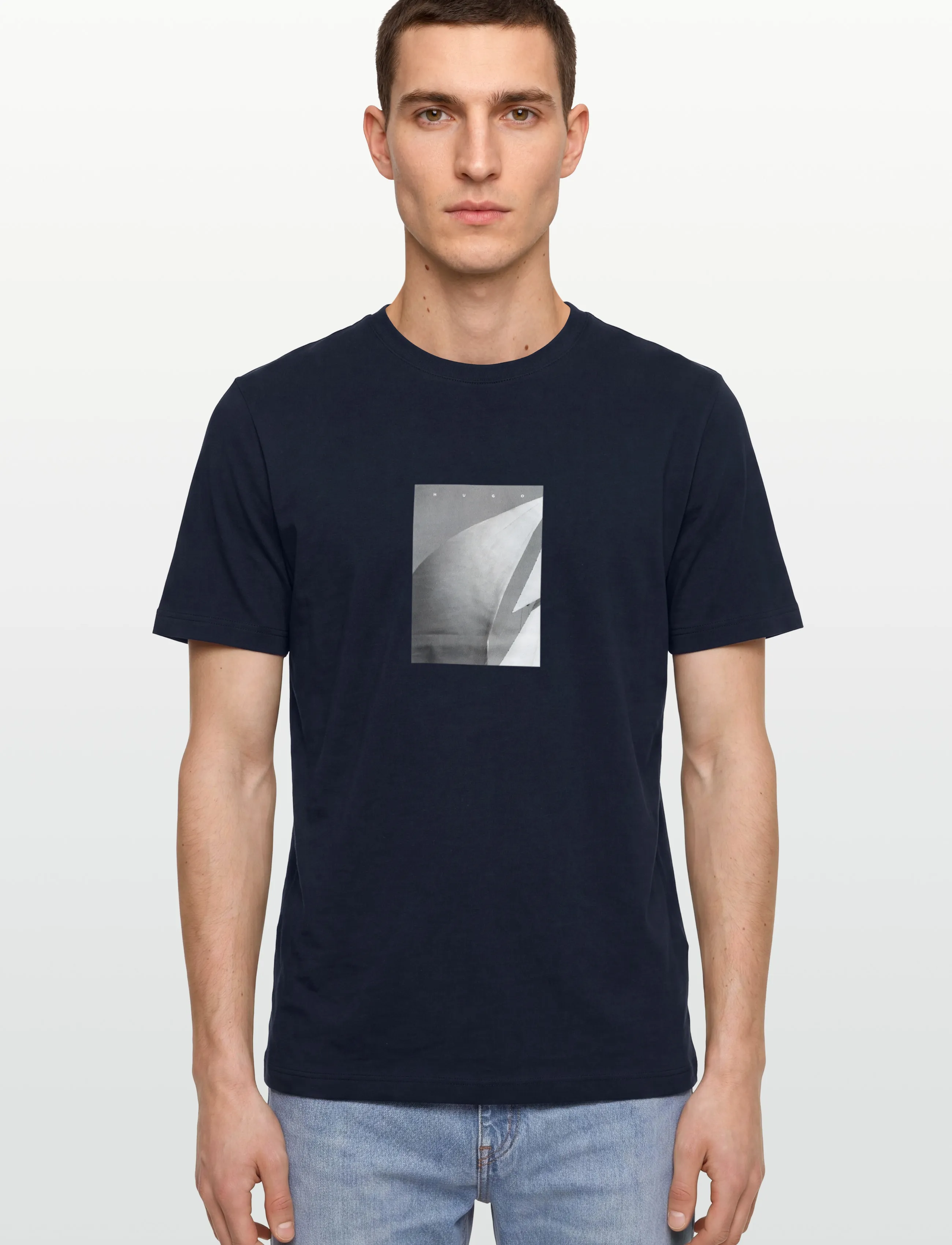 HUGO - Durose - kortærmede t-shirts - dark blue - 3