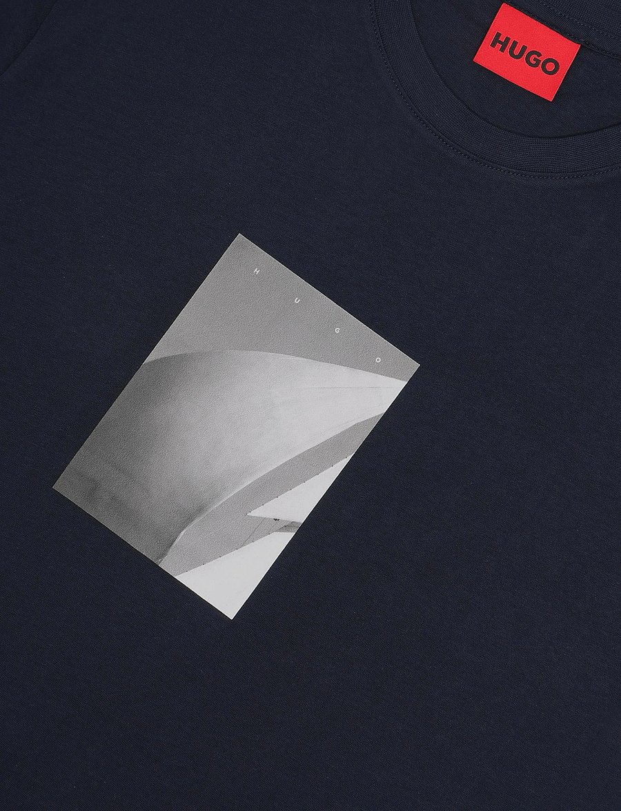 HUGO - Durose - kortärmade t-shirts - dark blue - 2