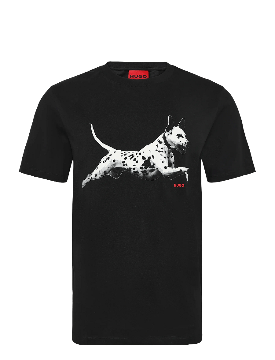 HUGO - Dirunn - lühikeste varrukatega t-särgid - black - 0