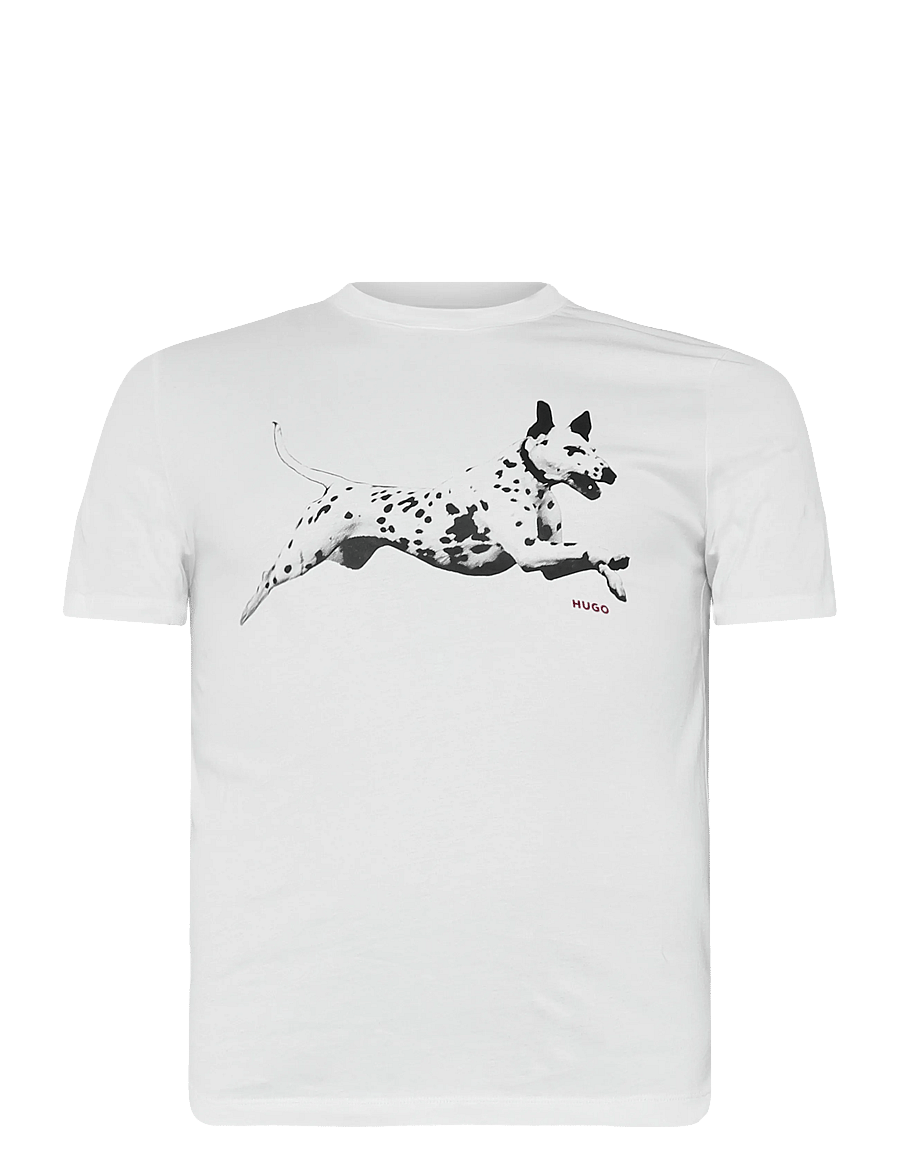 HUGO - Dirunn - kortærmede t-shirts - natural - 1