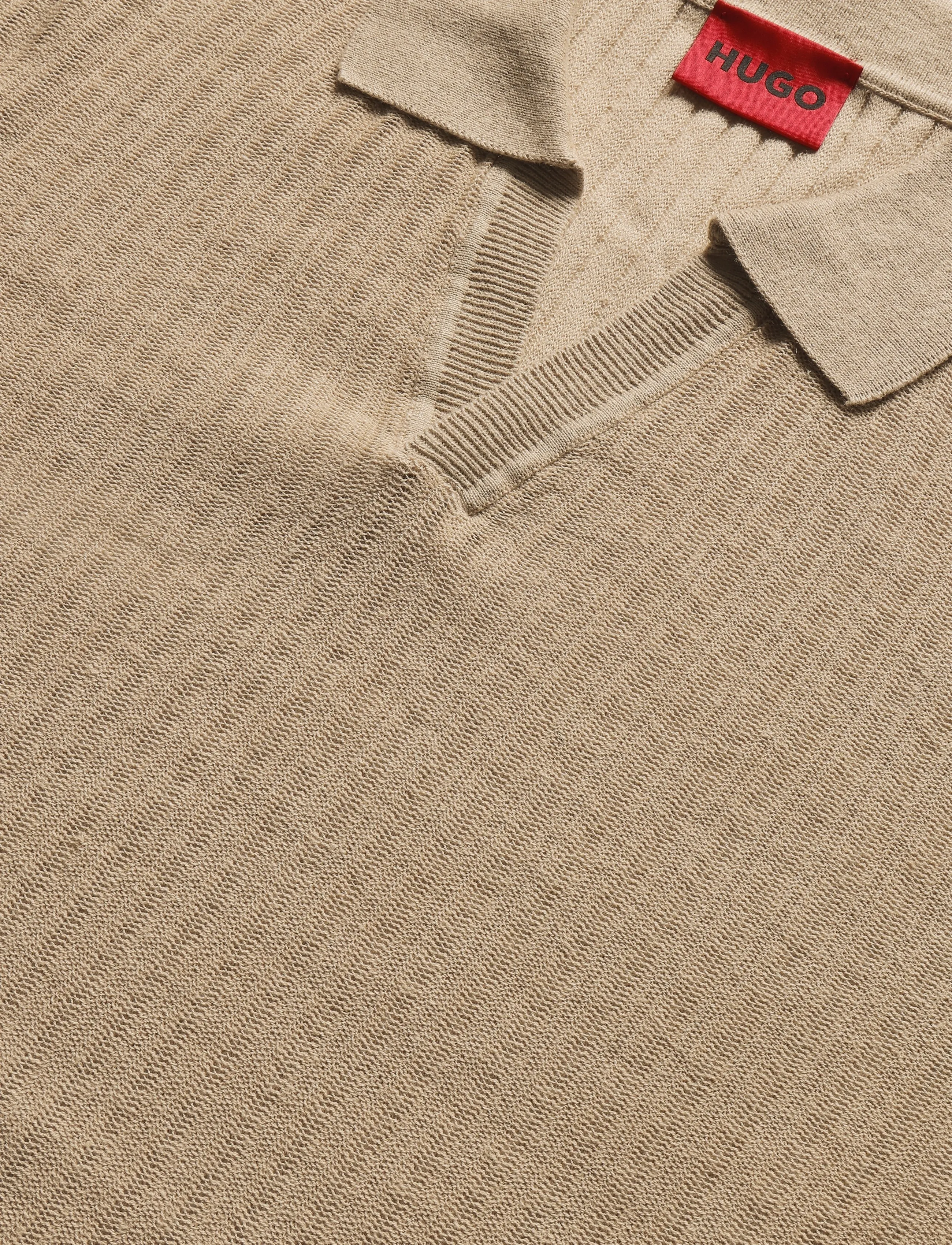 HUGO - Seemant - knitted polos - medium beige - 2