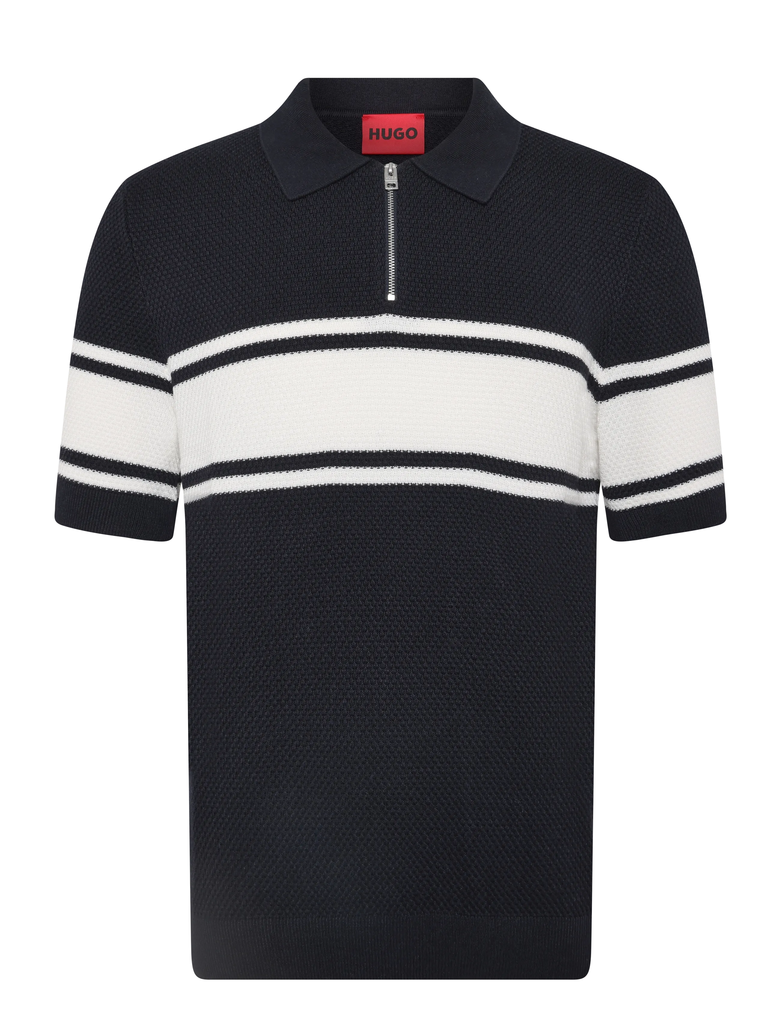 HUGO Sholton, S, Navy, Polos > Short Sleeve Knitted Polos, Herre