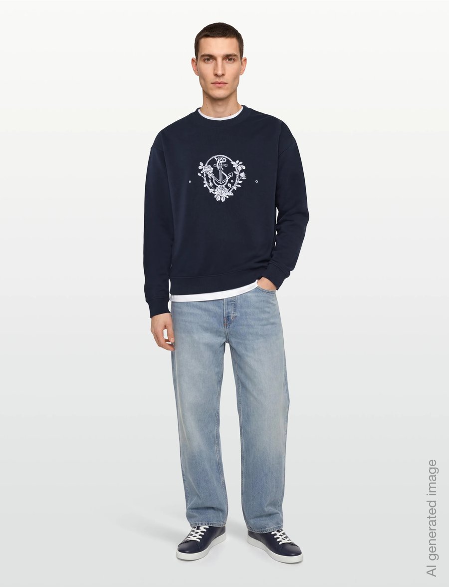 HUGO - Dursen - truien - dark blue - 0