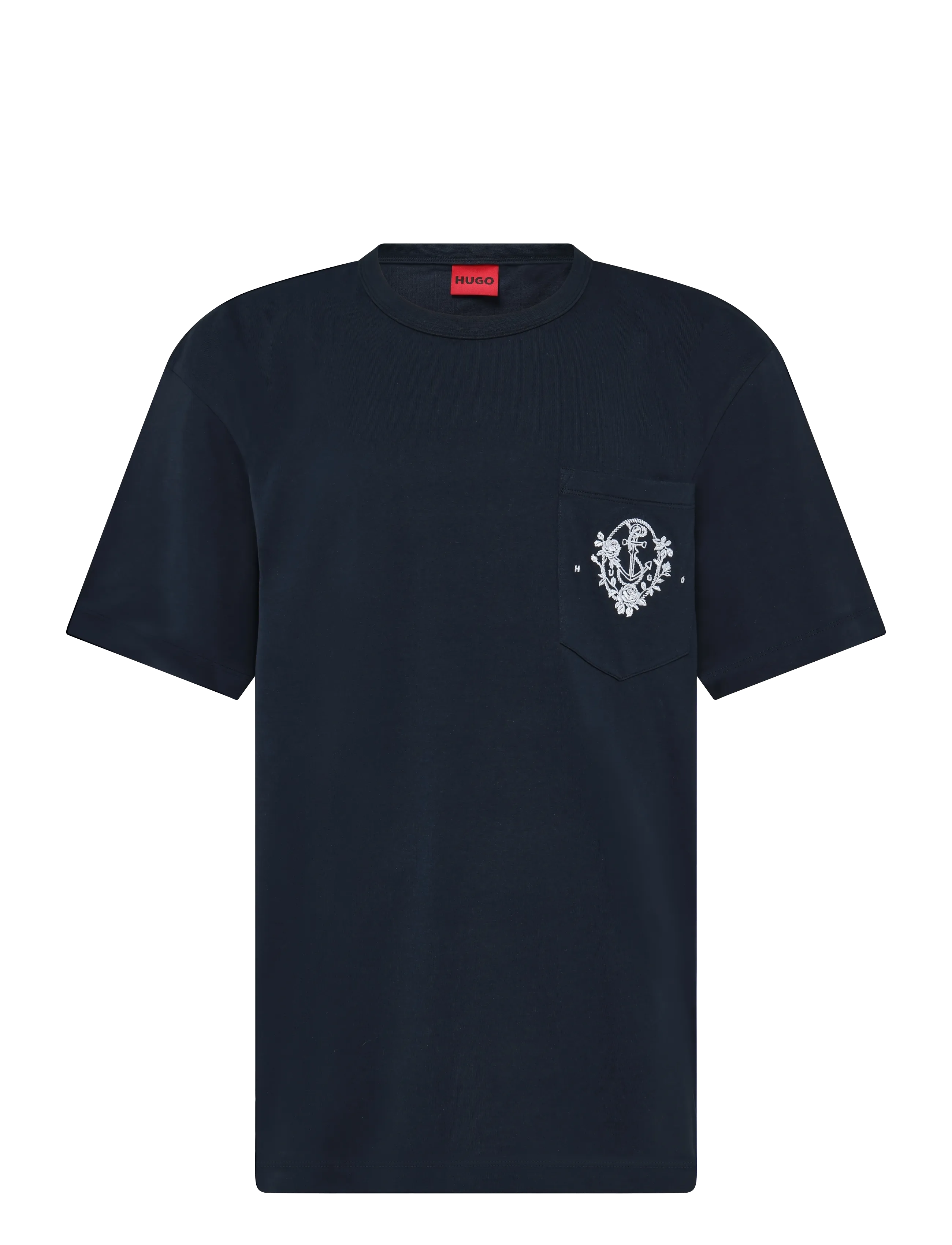 HUGO Durstee - Kurzärmelige T-Shirts - DARK BLUE / navy
