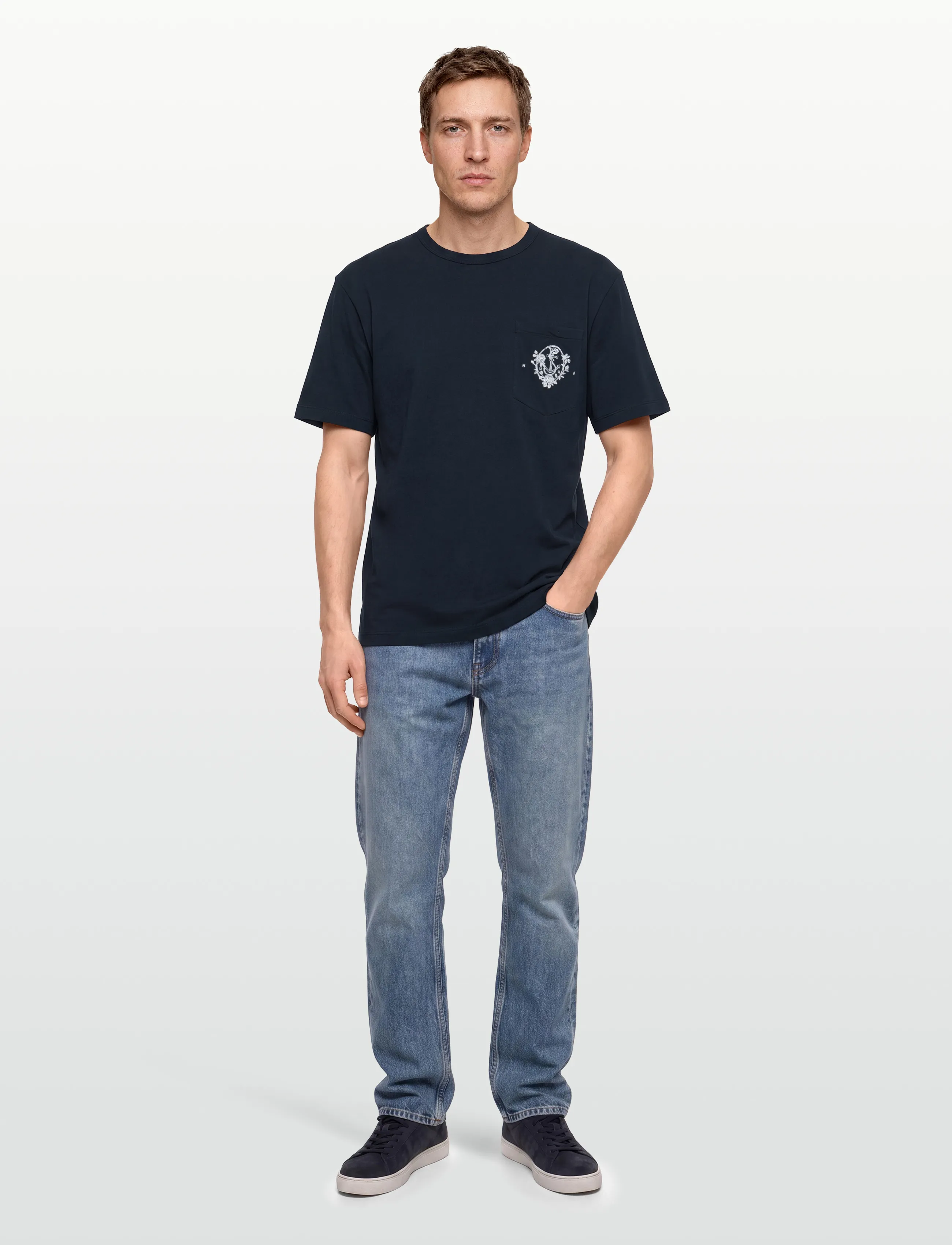 HUGO Durstee, XS, T-shirts, Marineblau - Short-sleeved, Männerswear