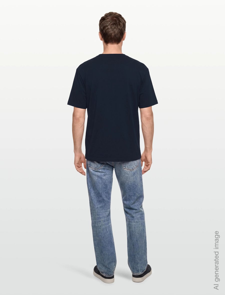 HUGO - Durstee - short-sleeved t-shirts - dark blue - 4