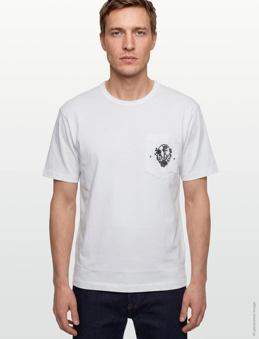 HUGO - Durstee - kurzärmelige t-shirts - white - 3