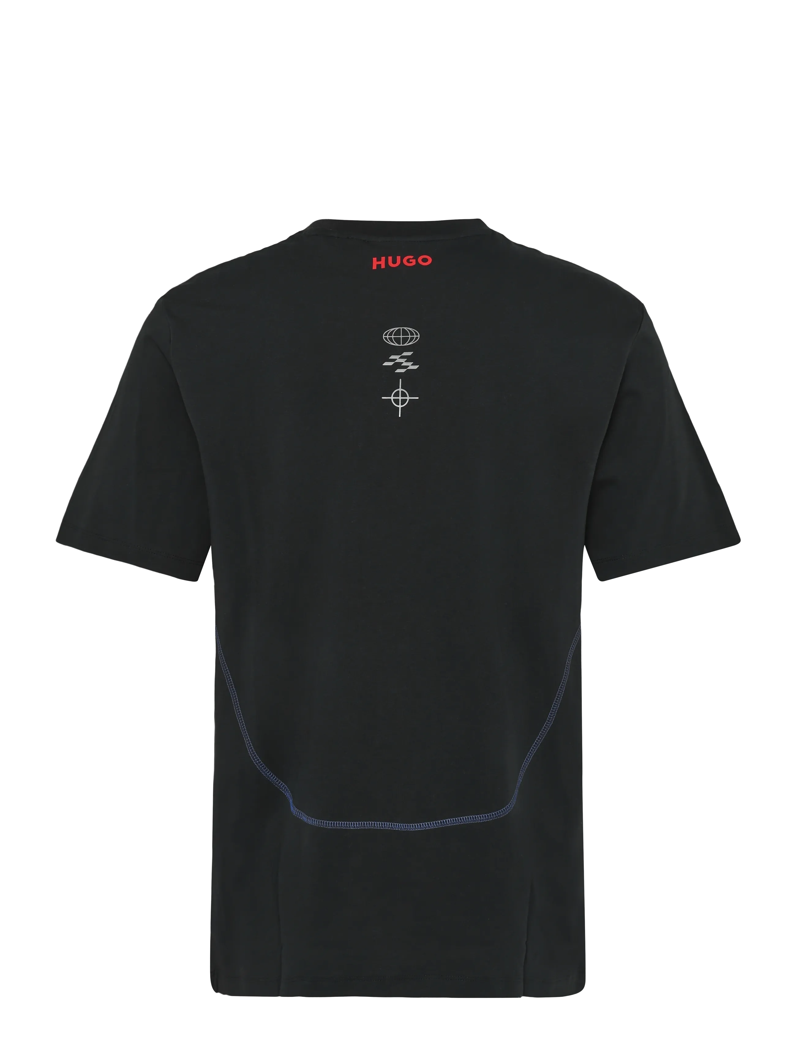 HUGO - VCARB TEE_01-RB26 - kortärmade t-shirts - black - 1