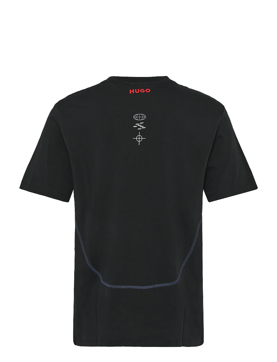 HUGO - VCARB TEE_01-RB26 - kortärmade t-shirts - black - 1