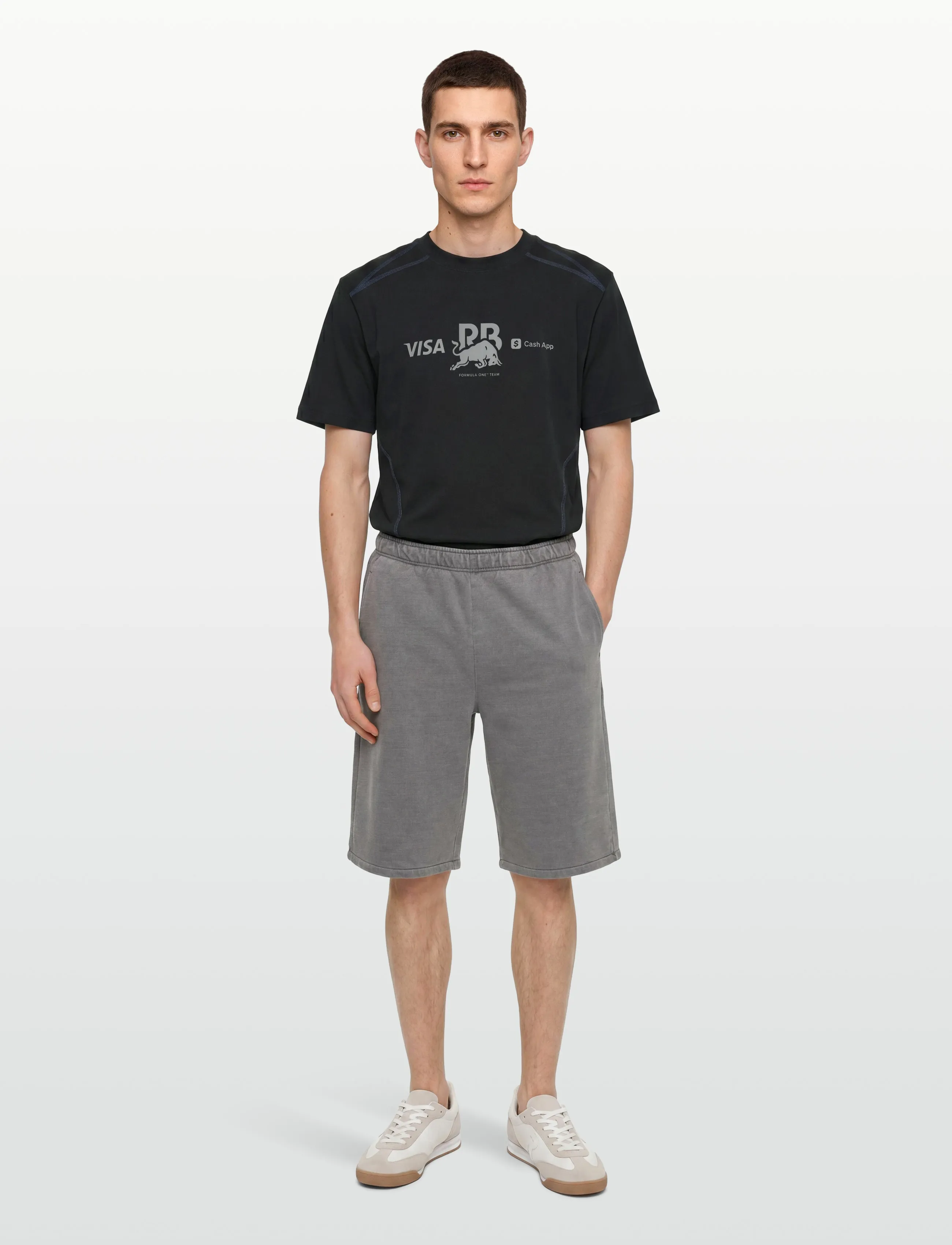 HUGO VCARB TEE_01-RB26 - Clothing - BLACK / black