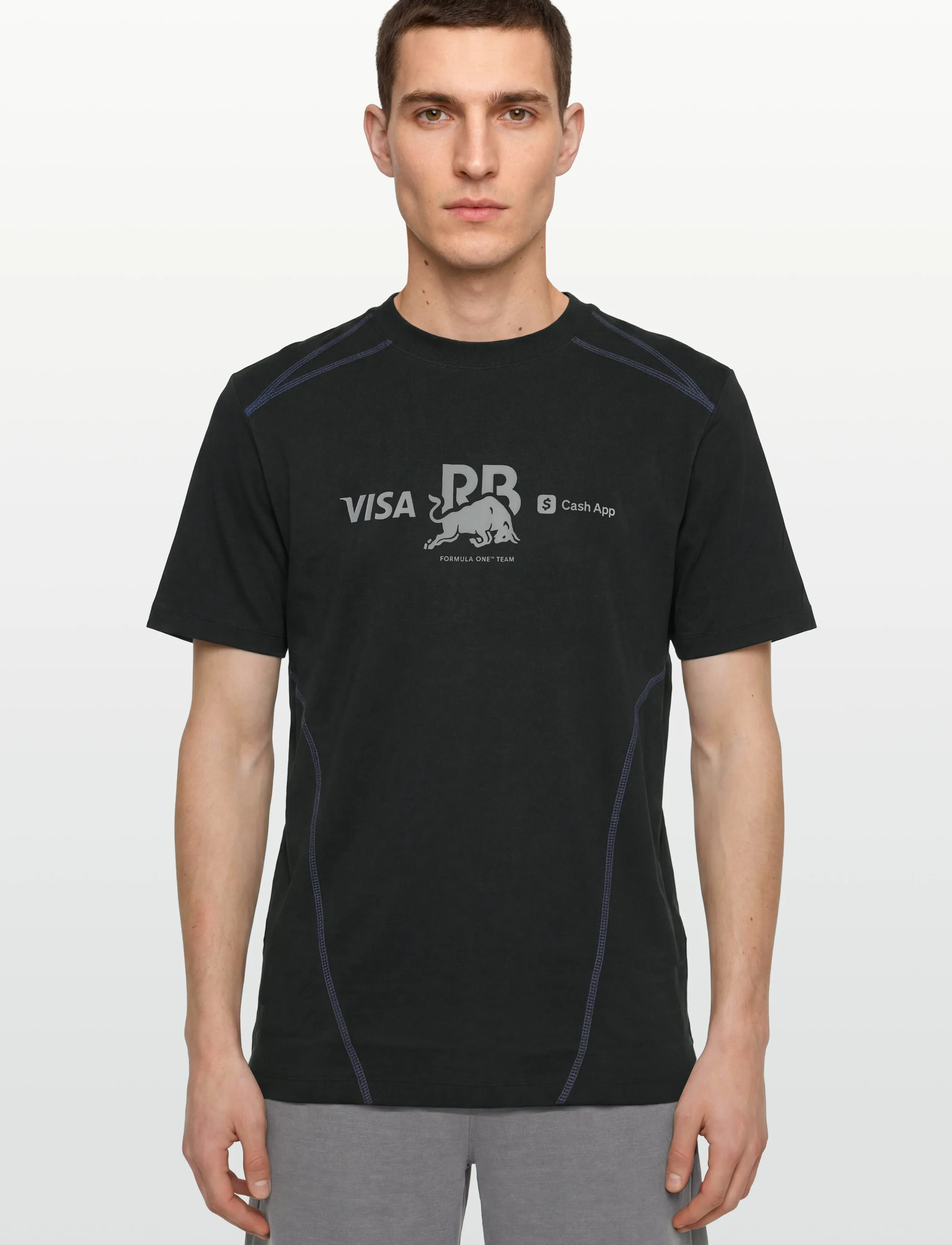 HUGO - VCARB TEE_01-RB26 - kortærmede t-shirts - black - 3