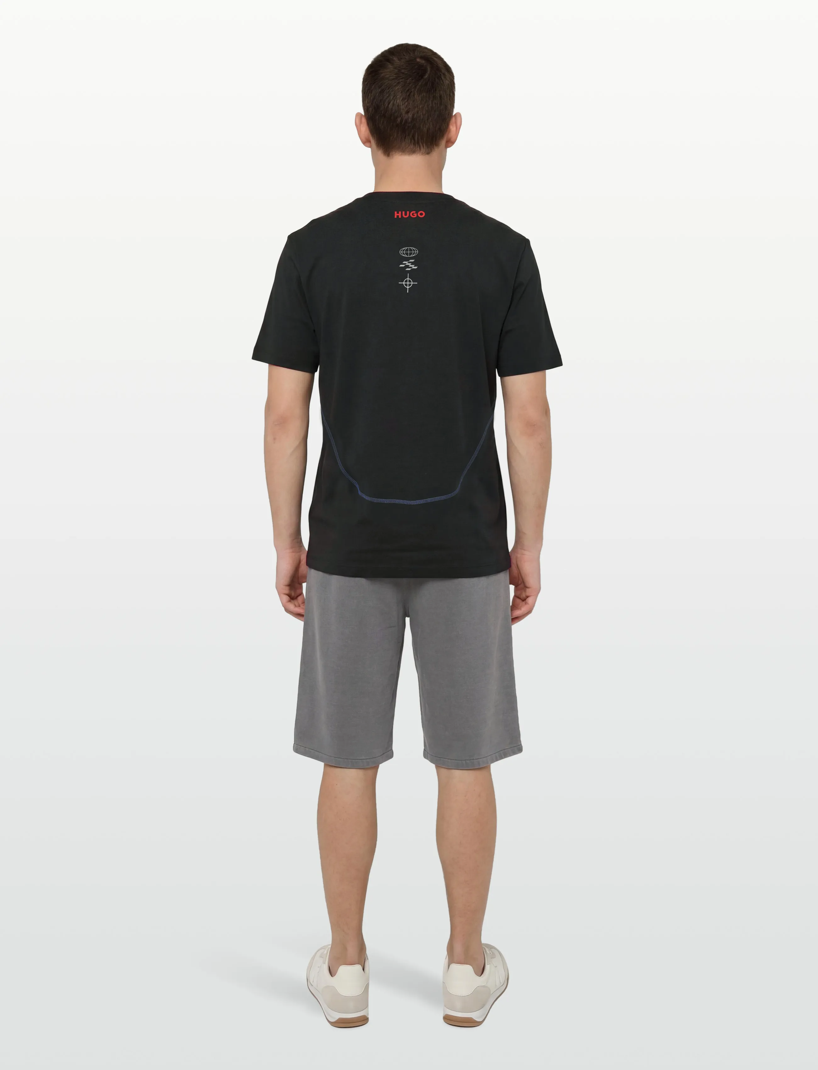 HUGO - VCARB TEE_01-RB26 - kortærmede t-shirts - black - 4