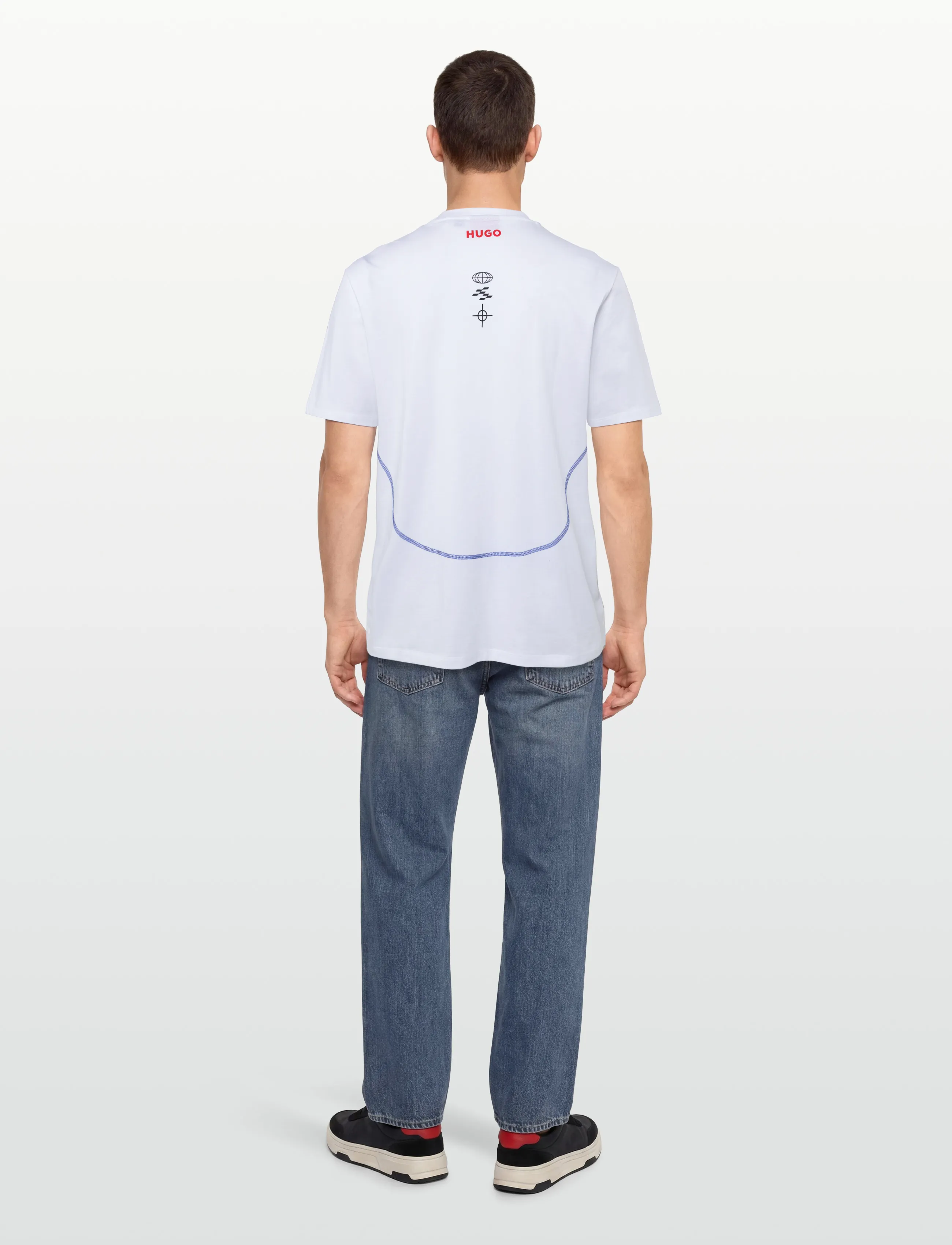 HUGO - VCARB TEE_01-RB26 - korte mouwen - white - 4