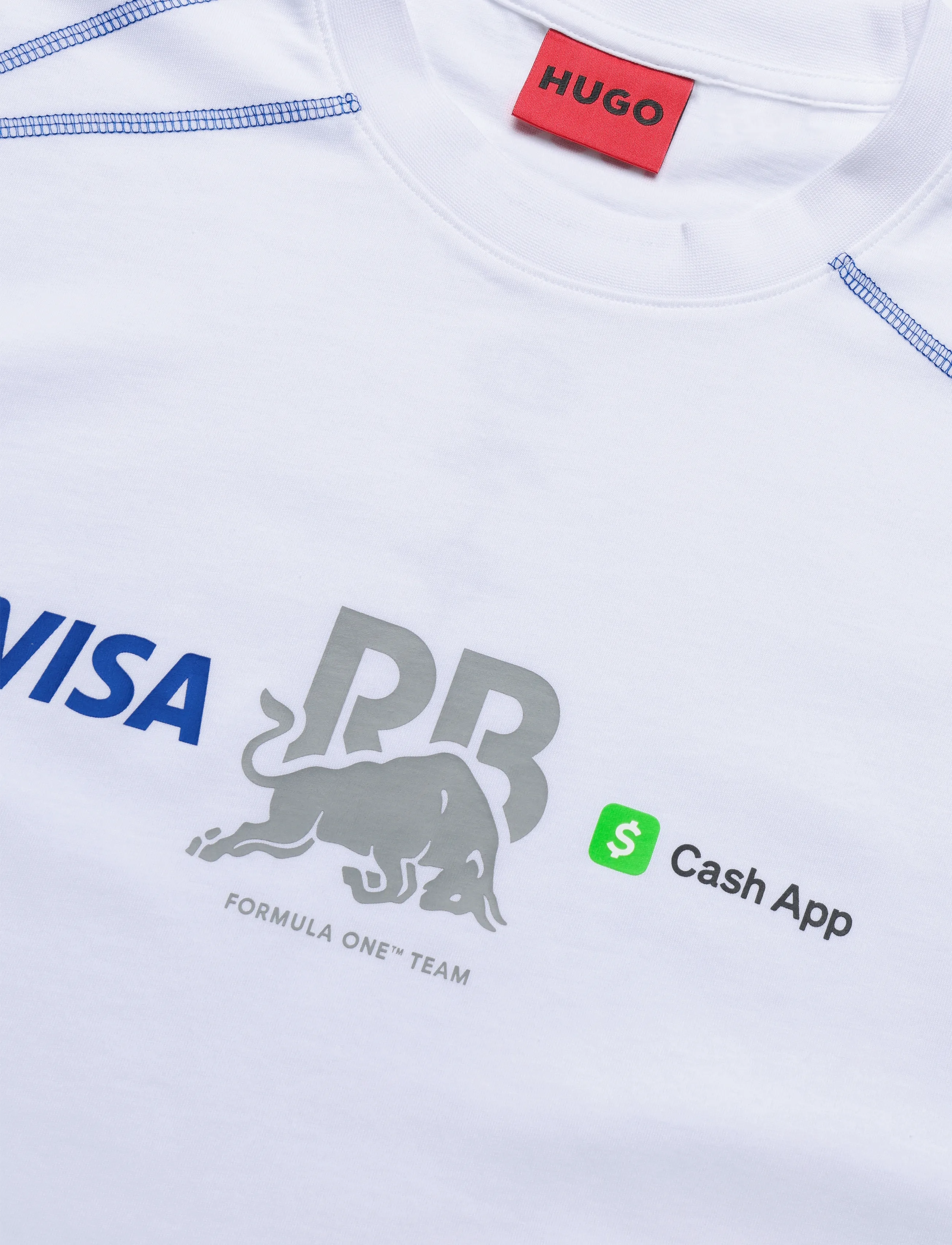 HUGO - VCARB TEE_01-RB26 - white - 2