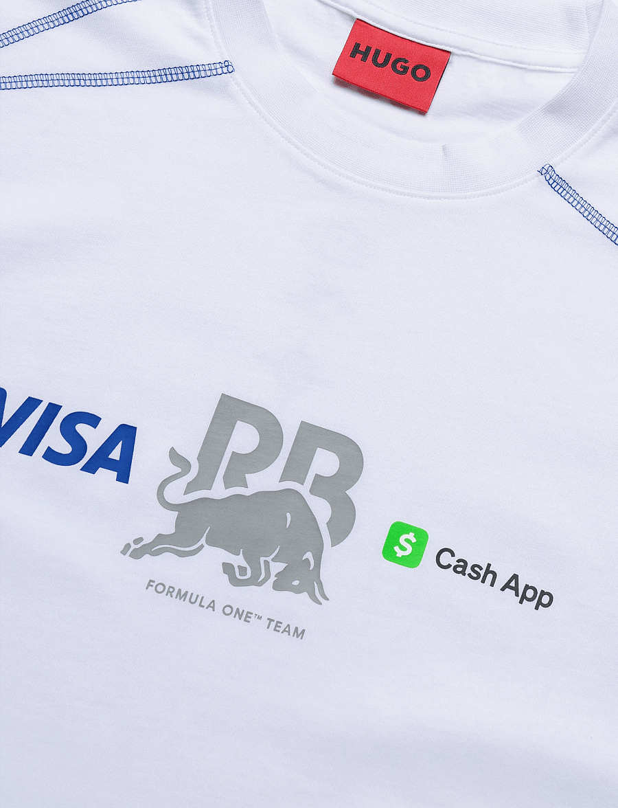 HUGO - VCARB TEE_01-RB26 - white - 2