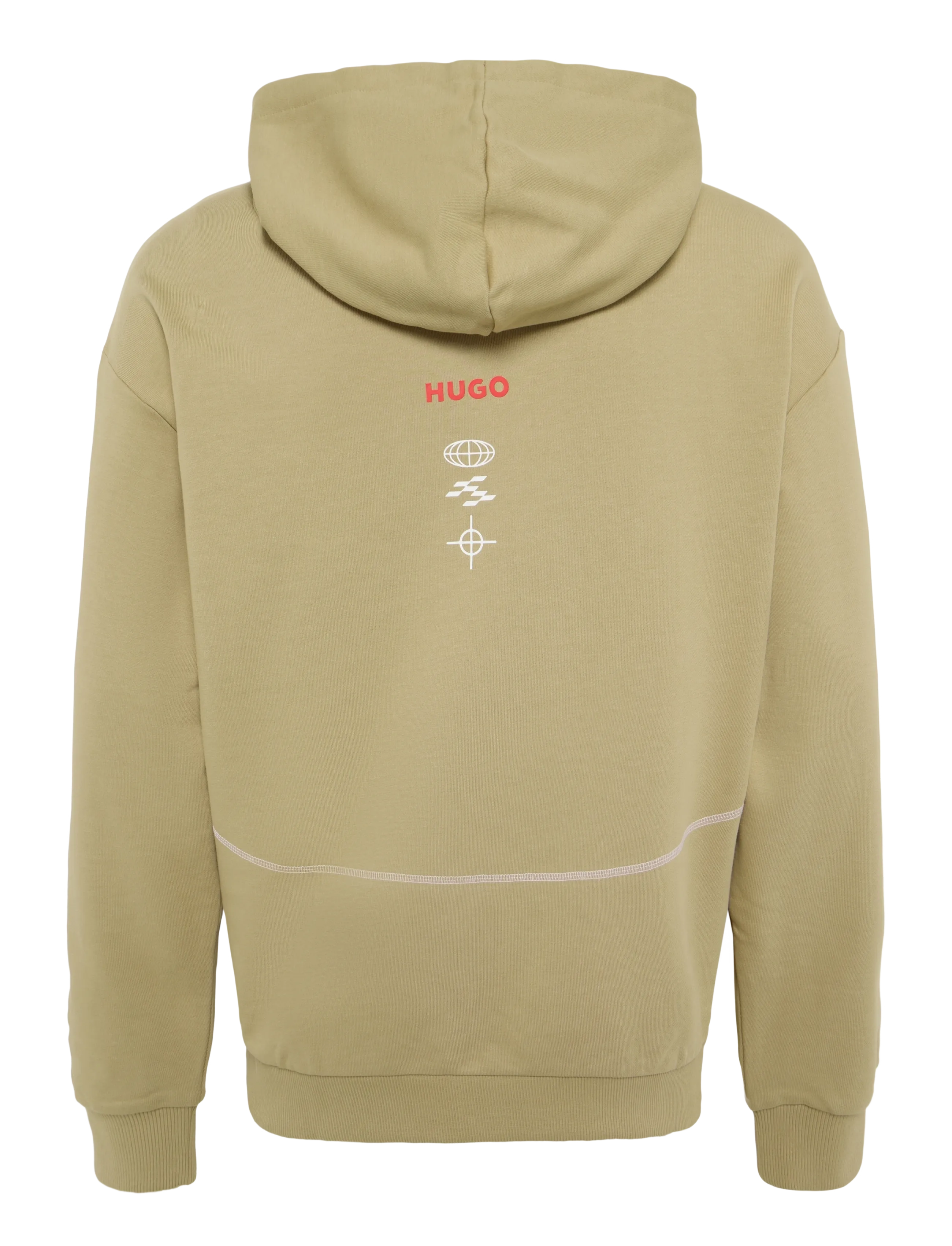 HUGO - VCARB HOODIE_01-RB26 - hættetrøjer - medium beige - 1