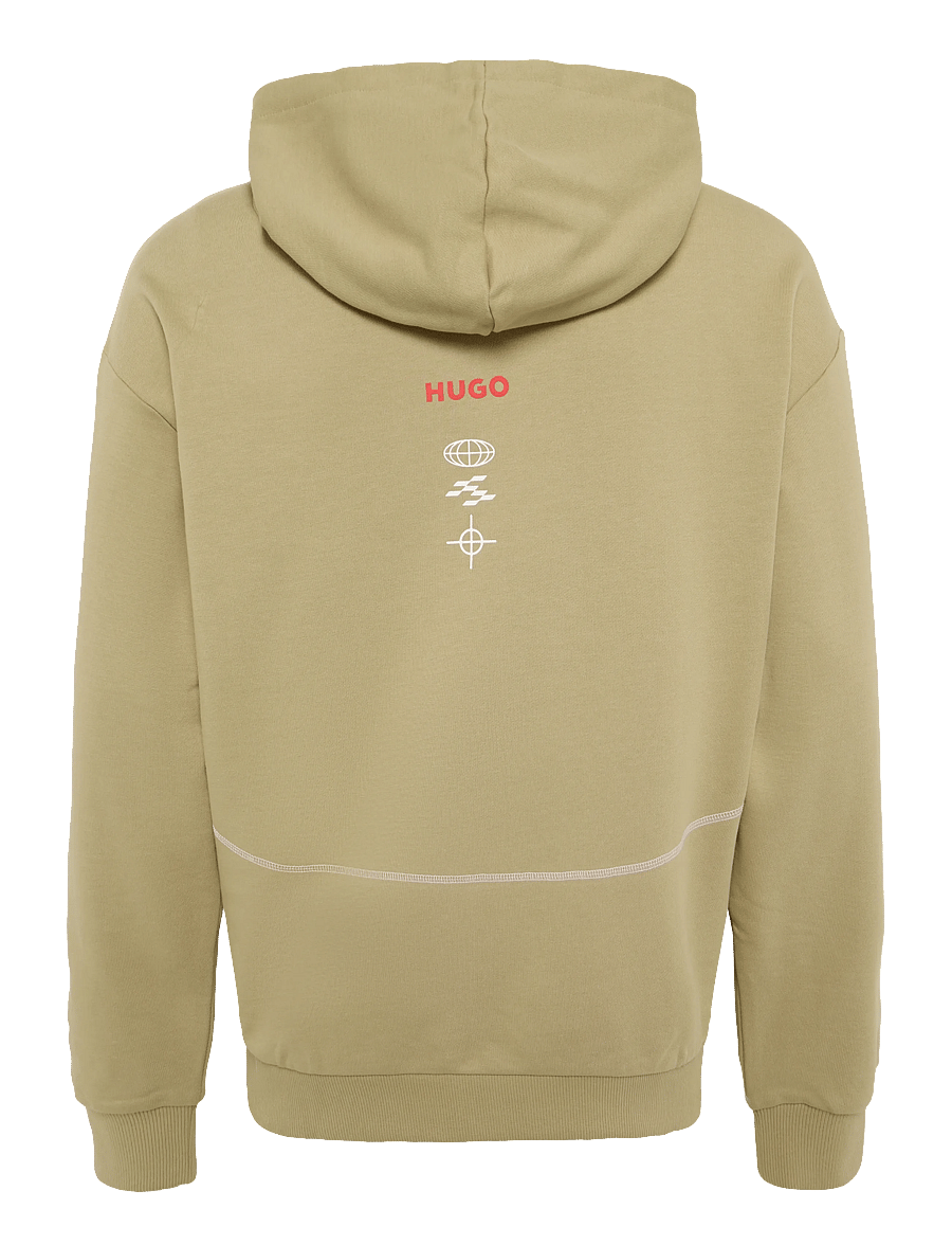 HUGO - VCARB HOODIE_01-RB26 - hættetrøjer - medium beige - 1