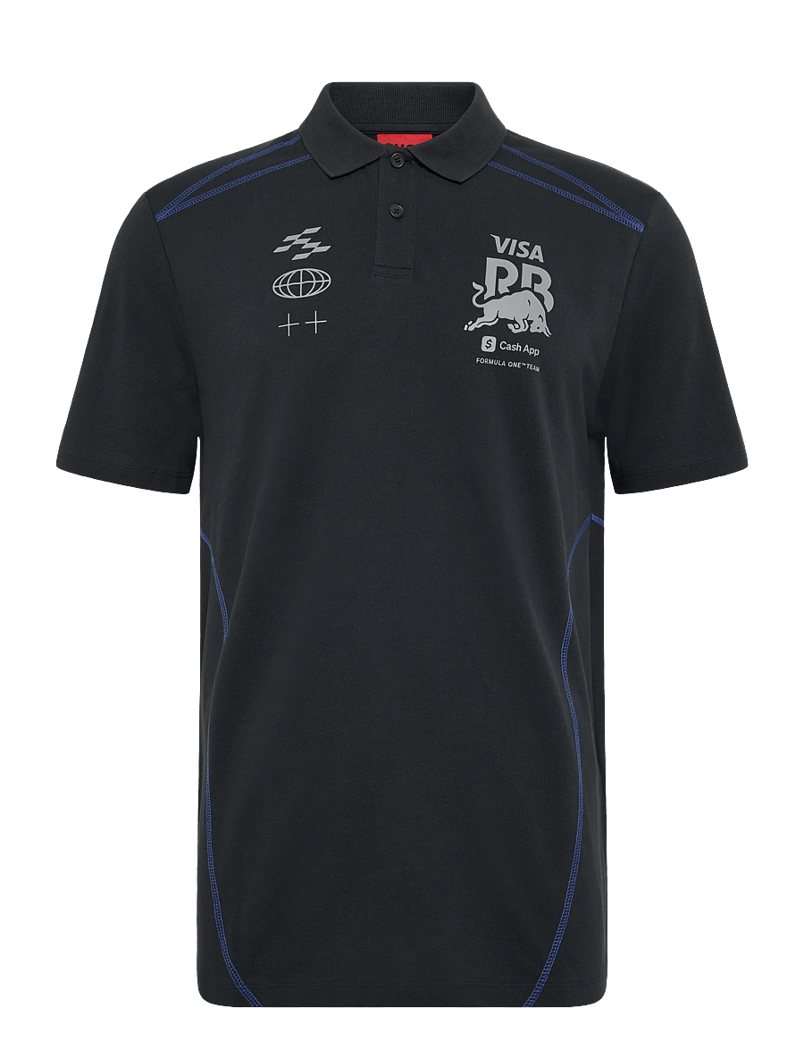 HUGO - VCARB POLO_01-RB26 - lühikeste varrukatega polod - black - 0