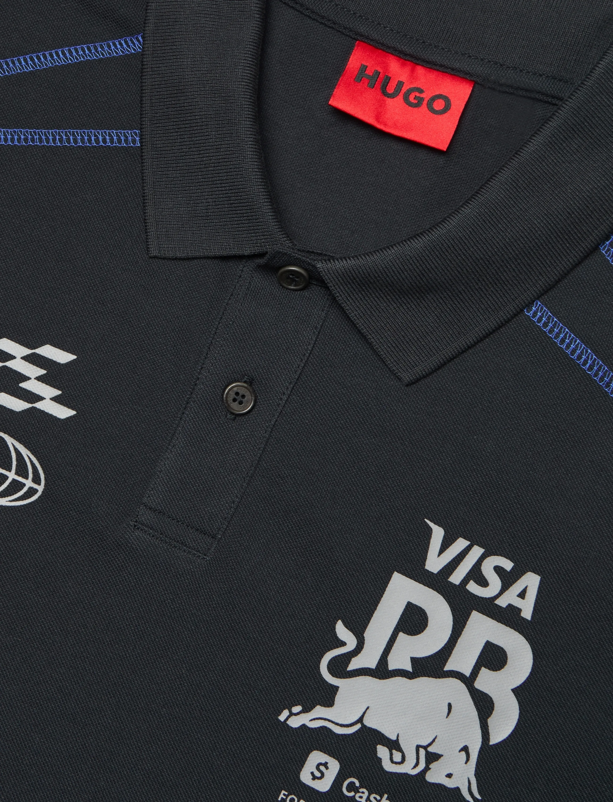 HUGO - VCARB POLO_01-RB26 - black - 2