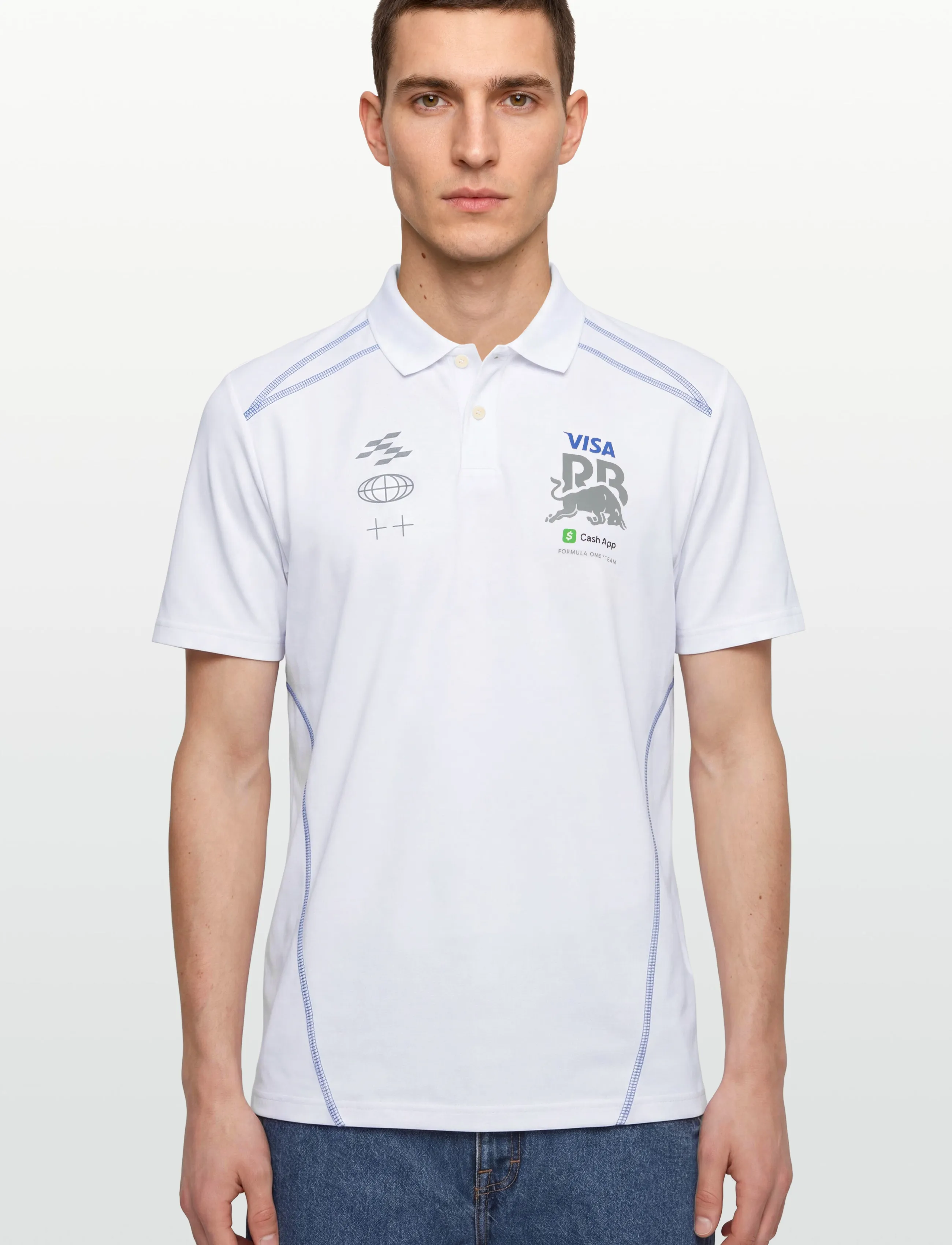 HUGO - VCARB POLO_01-RB26 - lühikeste varrukatega polod - white - 3