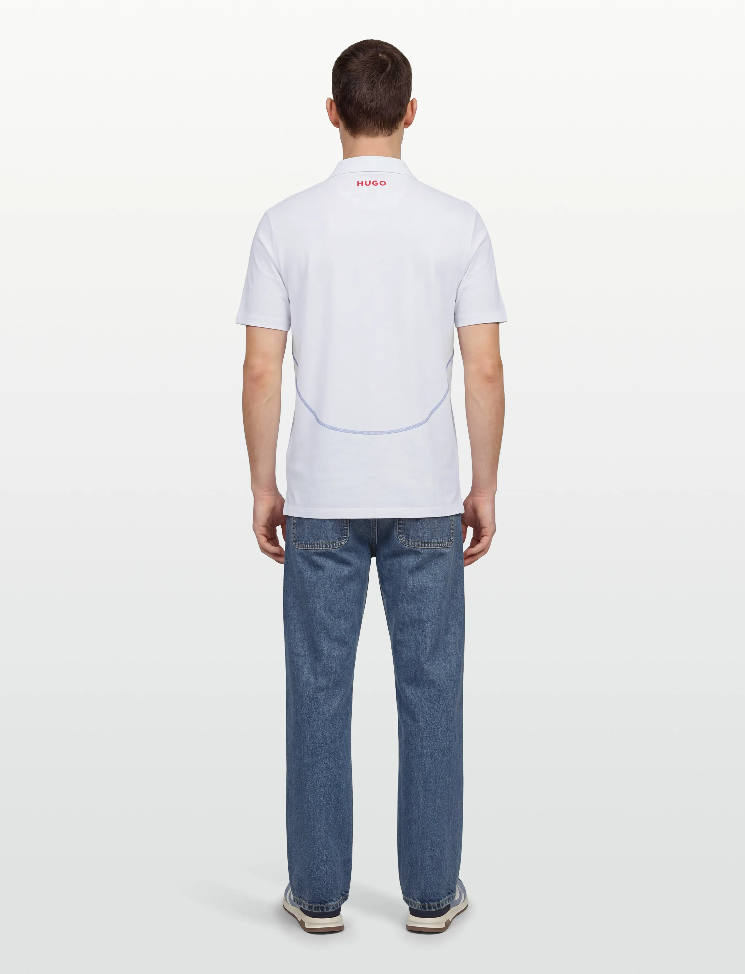HUGO - VCARB POLO_01-RB26 - lühikeste varrukatega polod - white - 4