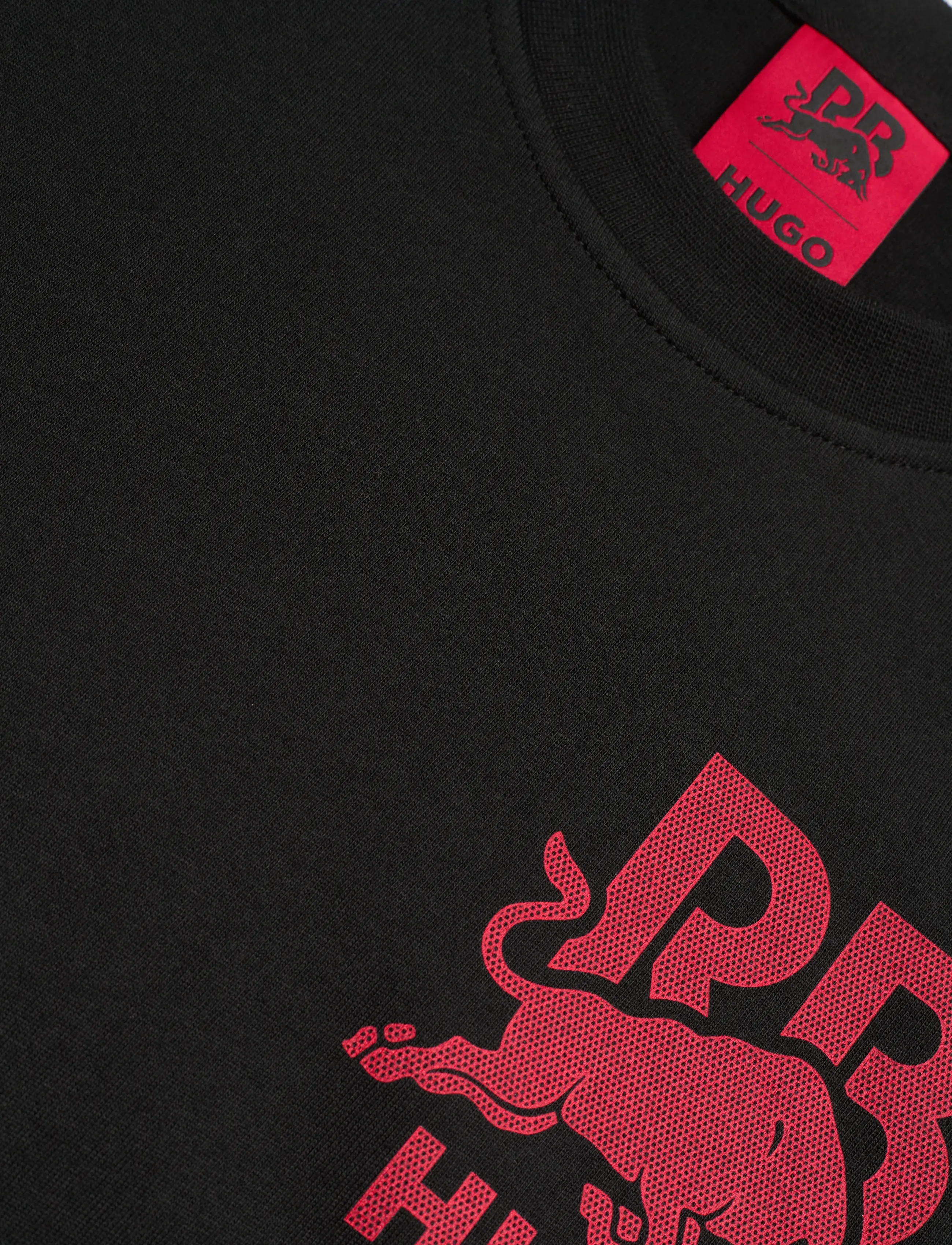 HUGO - Delel_RB - t-krekli ar īsām piedurknēm - black - 5