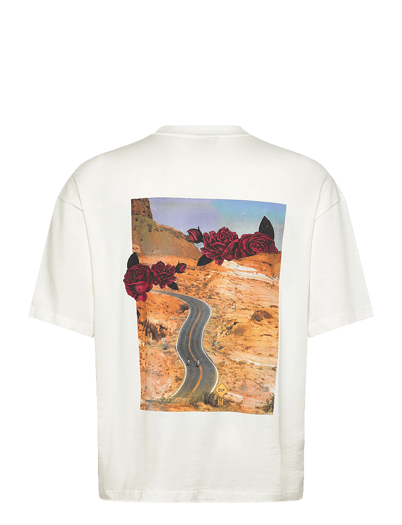 HUGO - Domans - short-sleeved t-shirts - natural - 1