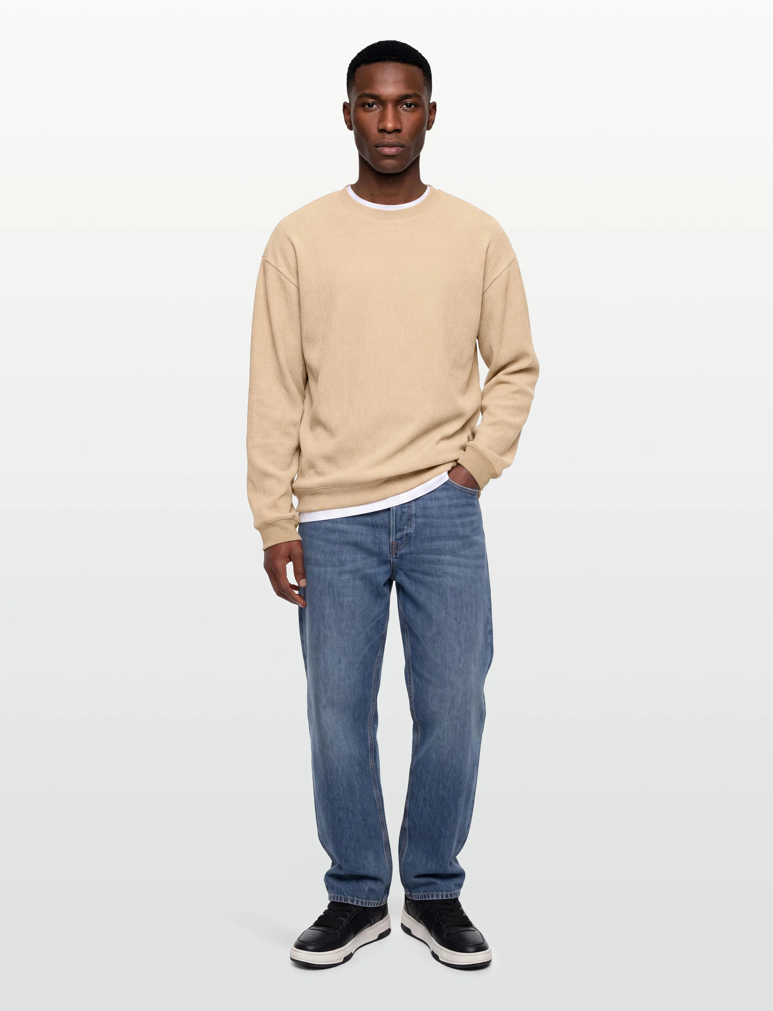 HUGO Denolong - Sweatshirts & Hoodies - MEDIUM BEIGE / beige