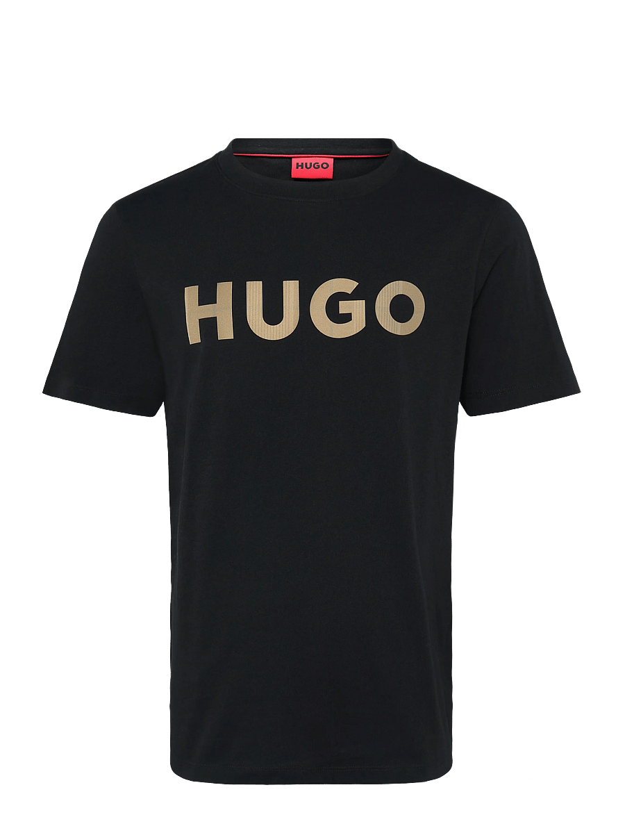 HUGO - Dulivio_U263 - kortærmede t-shirts - black - 0