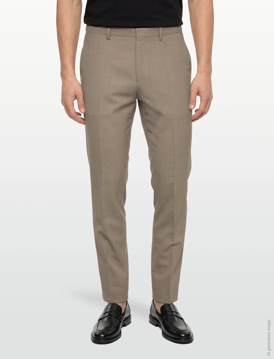 HUGO - Hesten253X - anzugshosen - medium beige - 3
