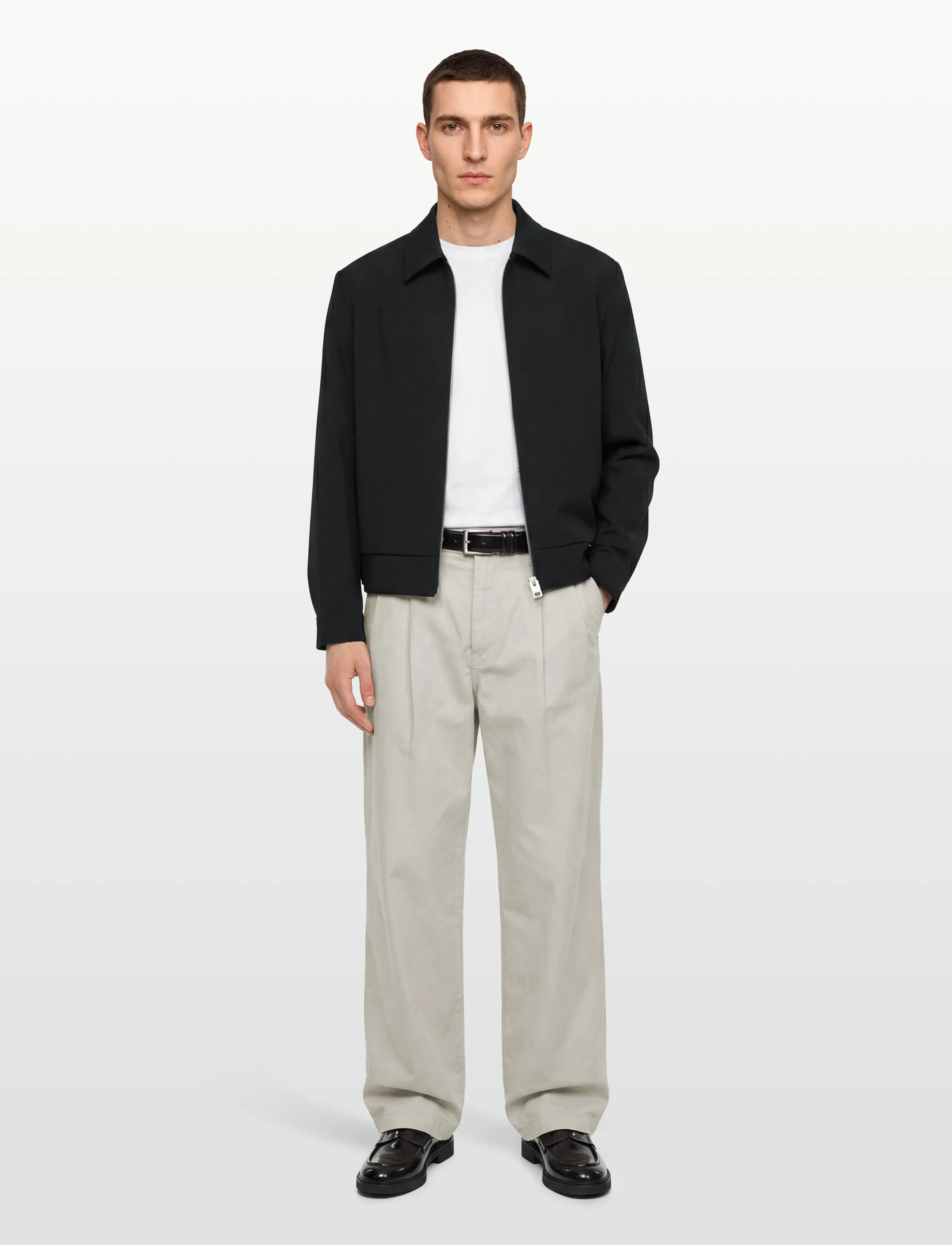 HUGO Juliano263X, 50, Jackets, Schwarz - Wool Männerswear