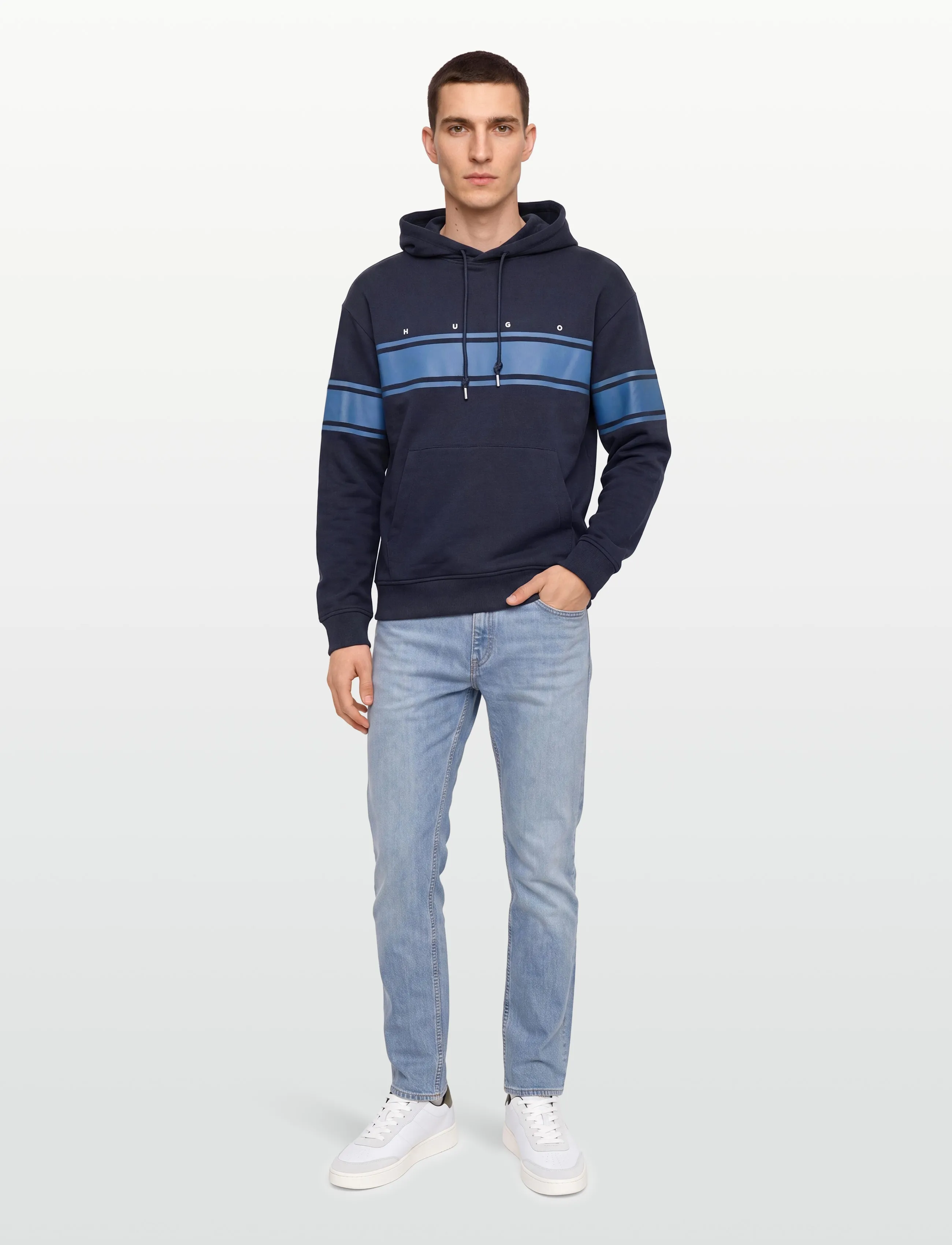 HUGO Desmos - Sweatshirts & Hoodies - DARK BLUE / navy