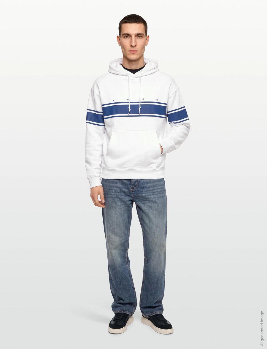 HUGO - Desmos - kapuzenpullover - white - 0
