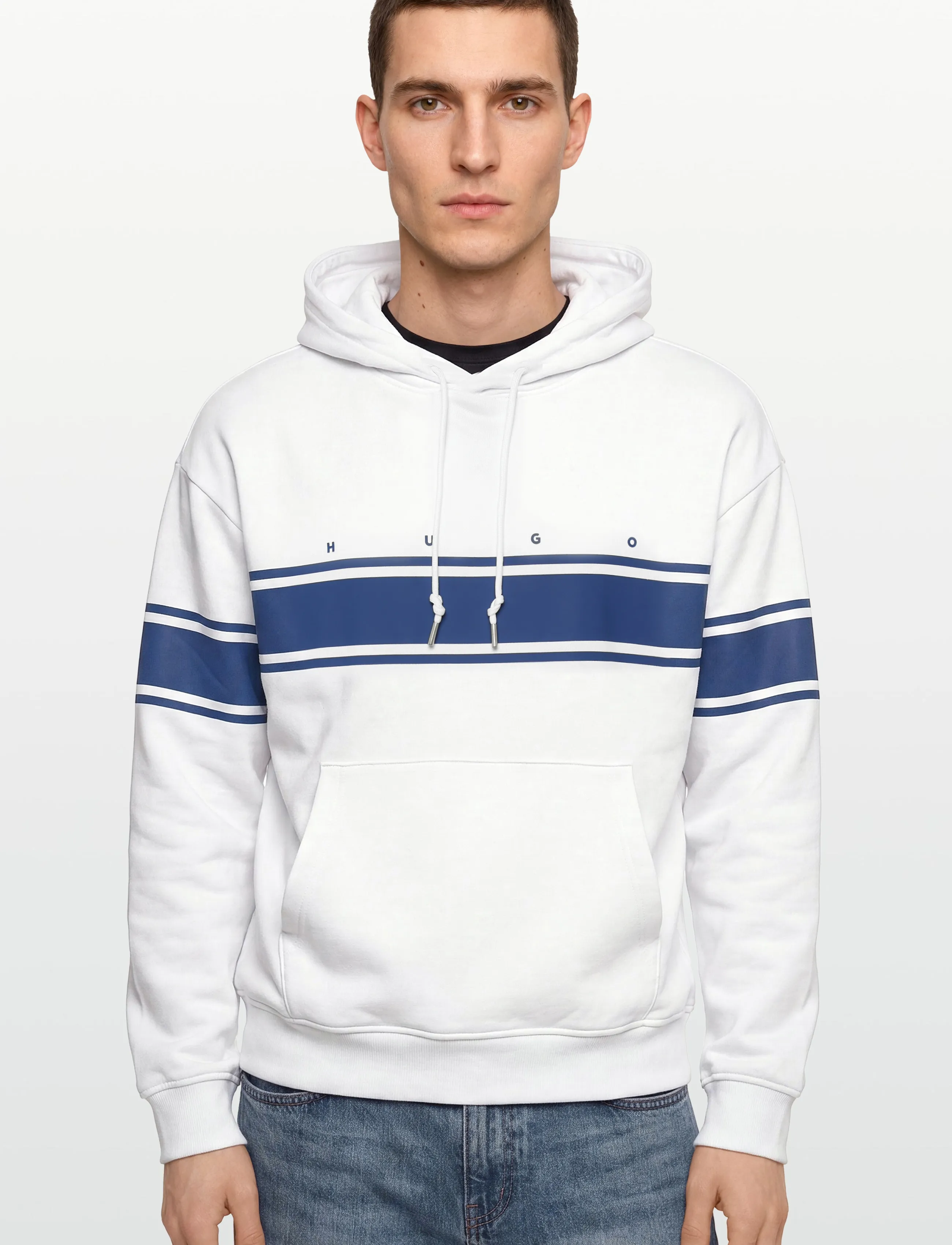 HUGO - Desmos - kapuzenpullover - white - 3