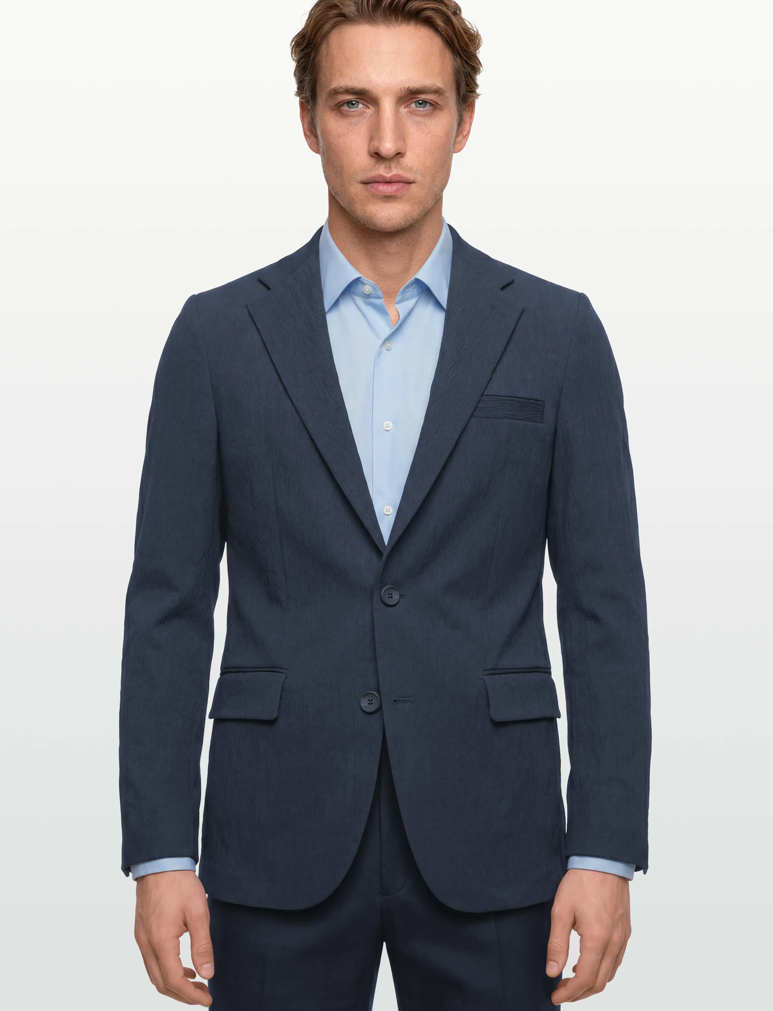 HUGO - Hanfred263X-H - enkeltradede blazere - dark blue - 3