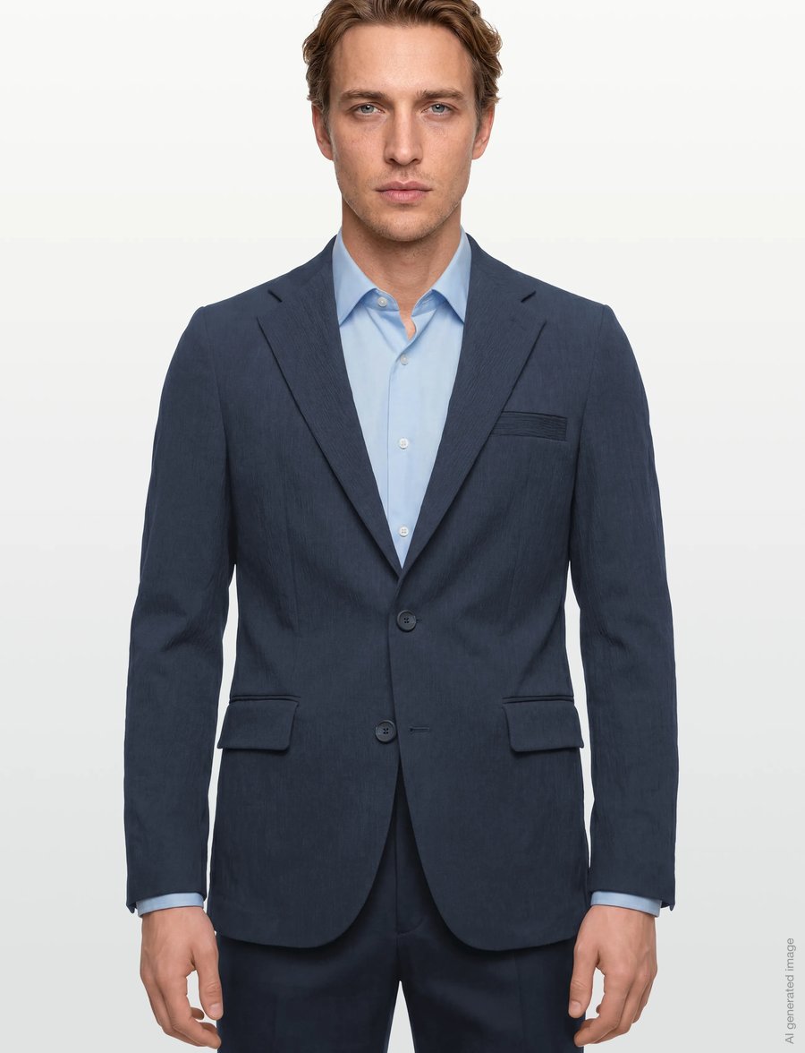 HUGO - Hanfred263X-H - enkeltradede blazere - dark blue - 3