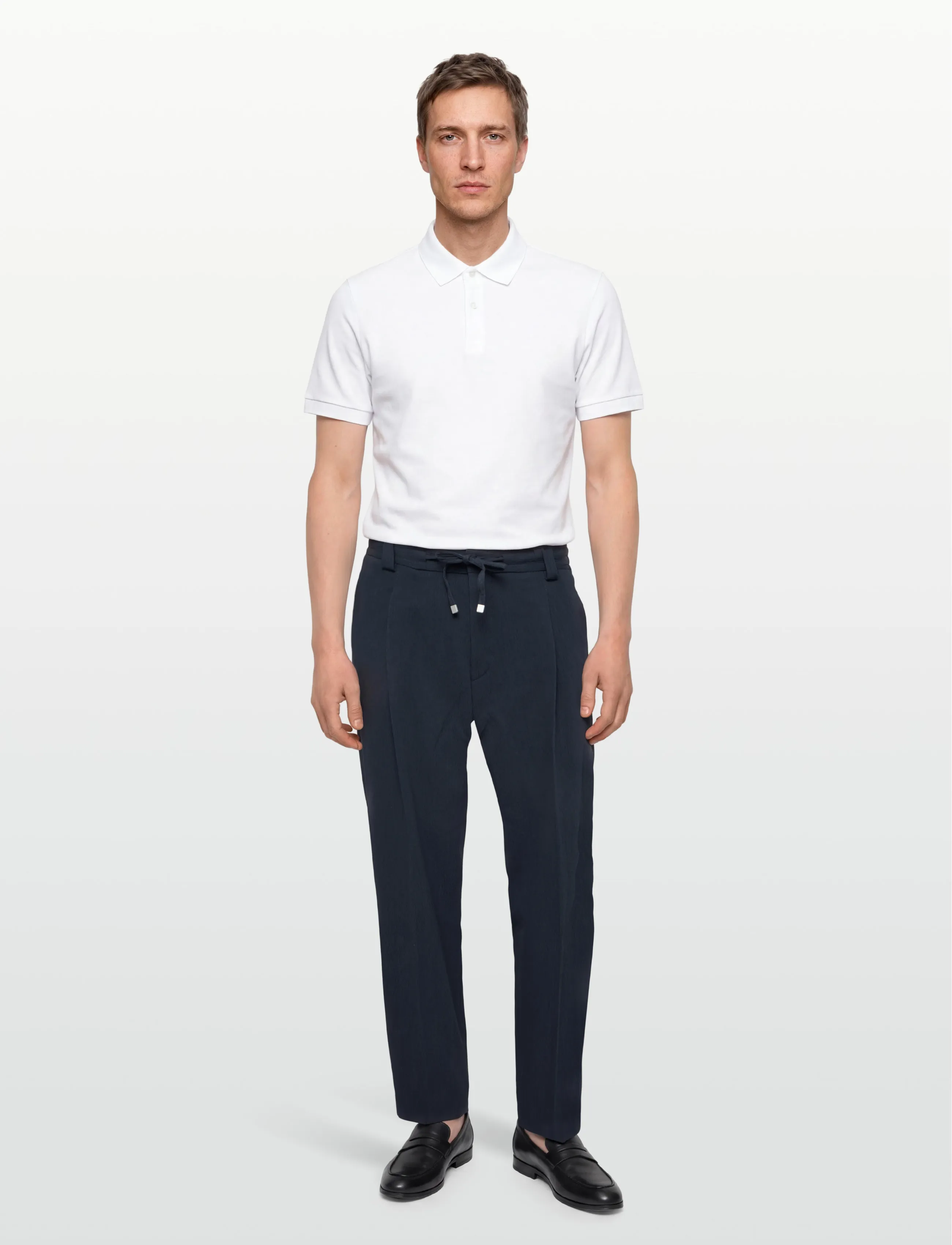 HUGO Tari263X-H, 48, Trousers, Marineblau - Casual, Männerswear