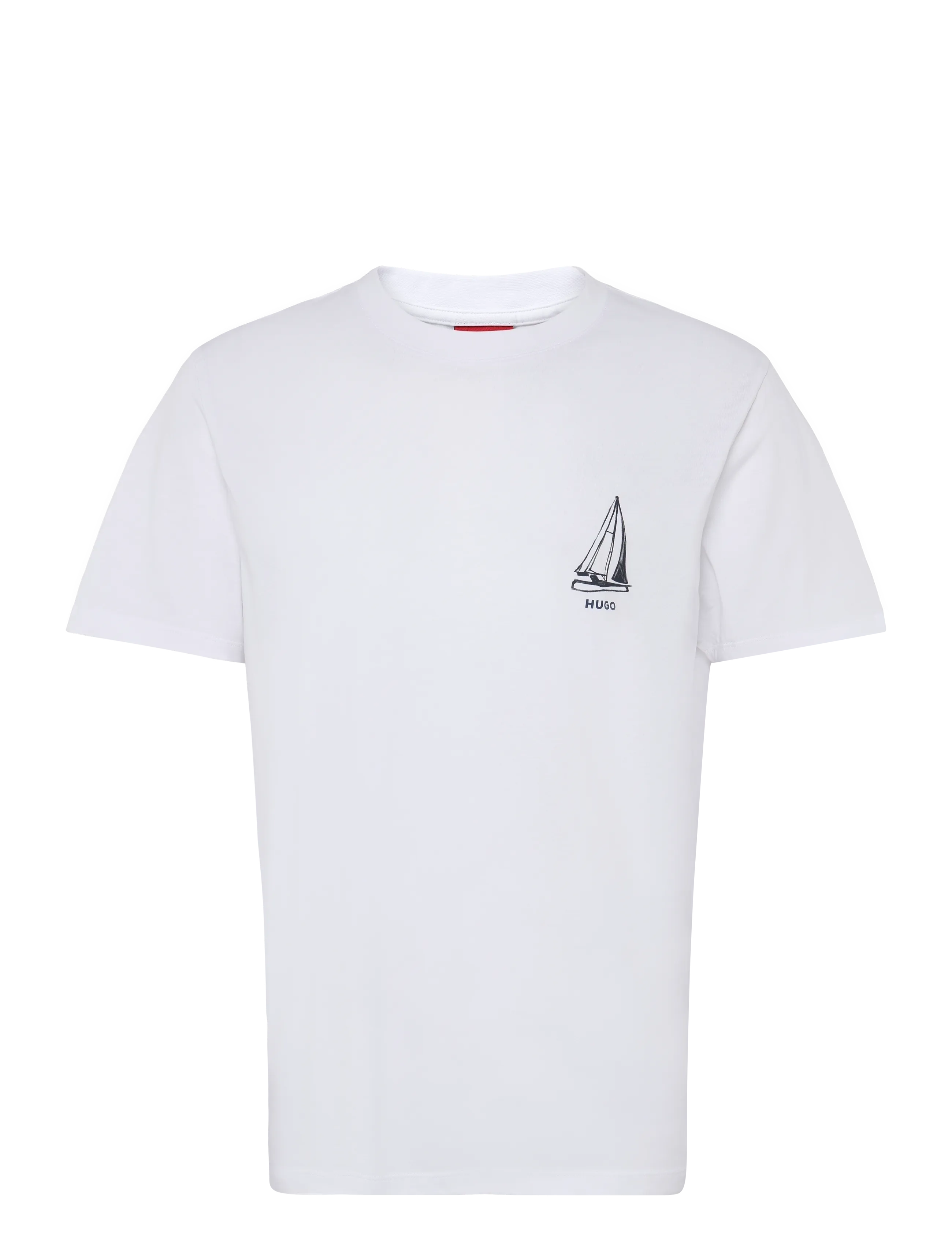 HUGO Disail - T-Shirts - WHITE / white