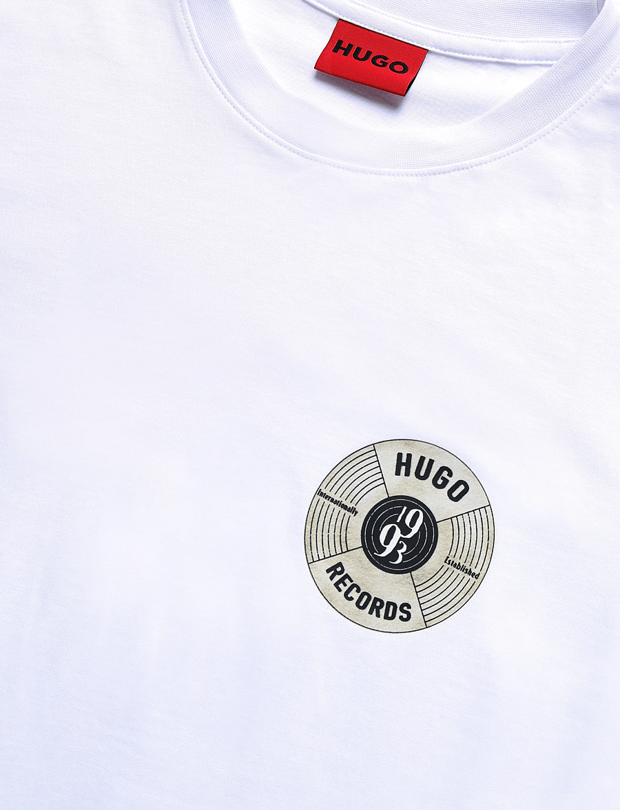 HUGO - Durectee - lühikeste varrukatega t-särgid - white - 2