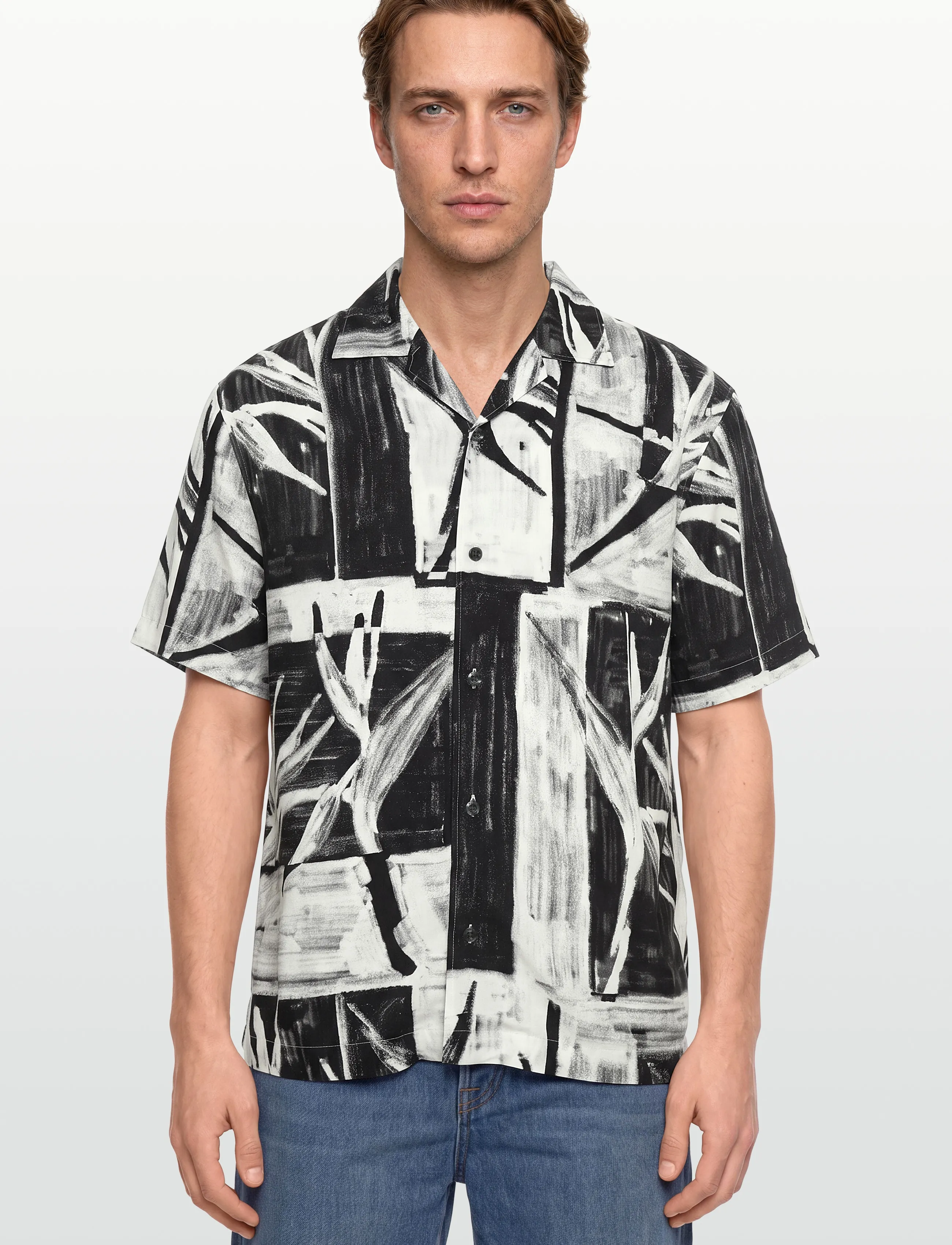 HUGO - Exolino - short-sleeved shirts - black - 3