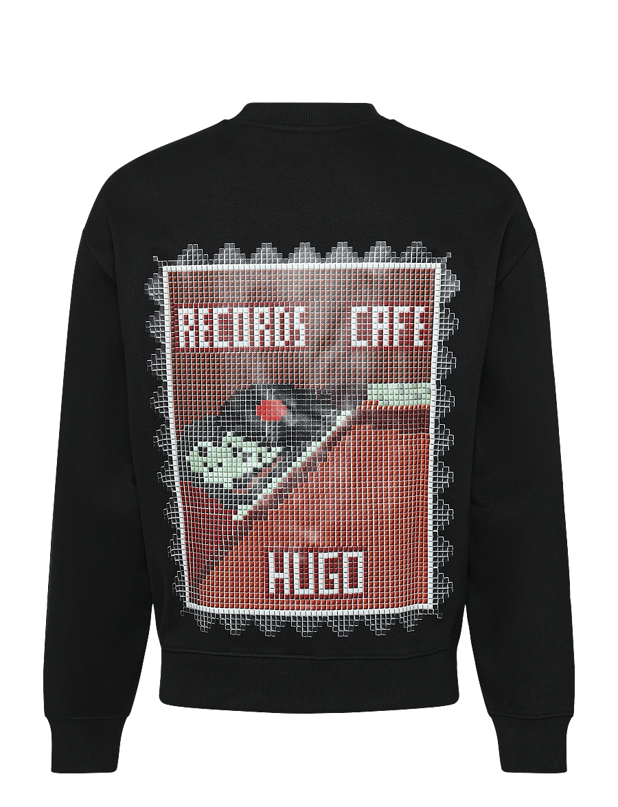 HUGO - Durec - sweatshirts - black - 1